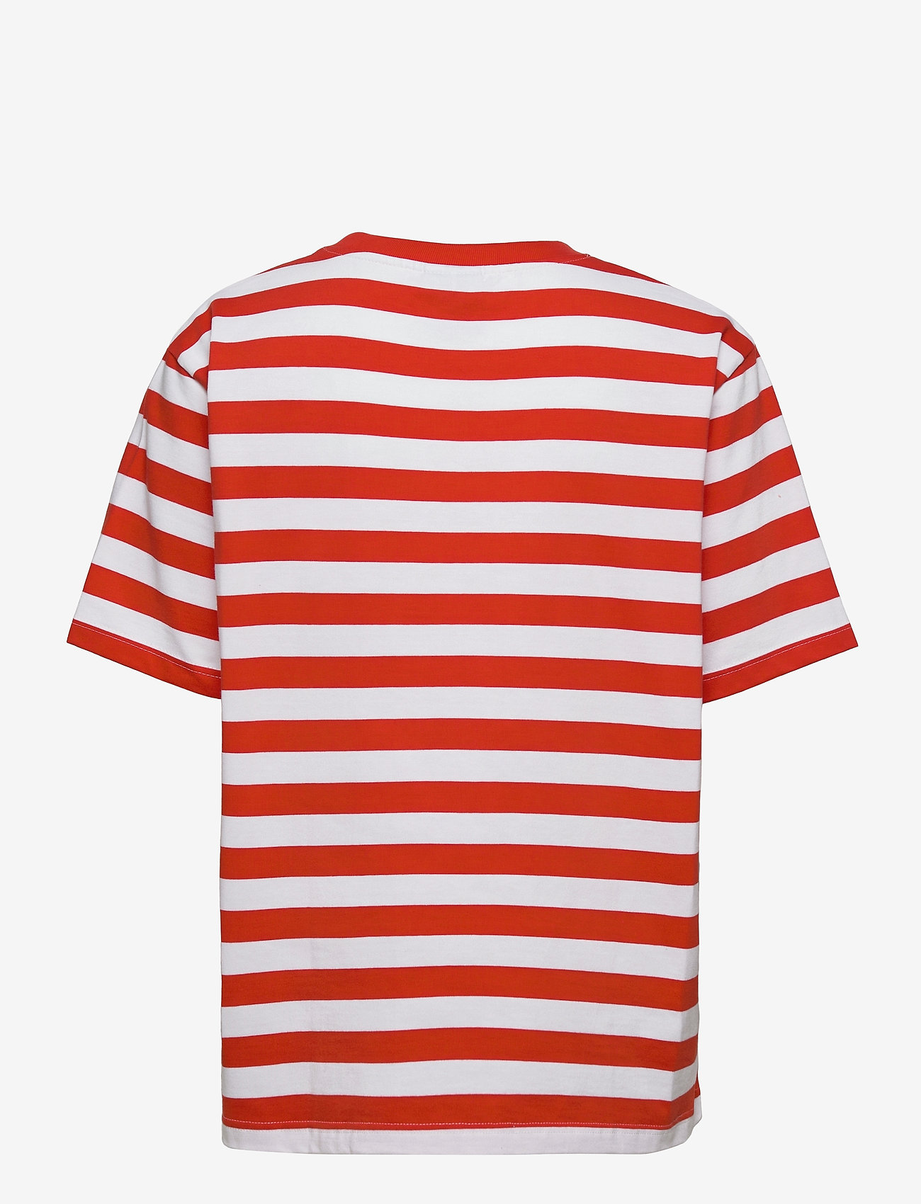 Hanger by Holzweiler - Hanger Striped Tee - t-shirts - red white 1664 - 2