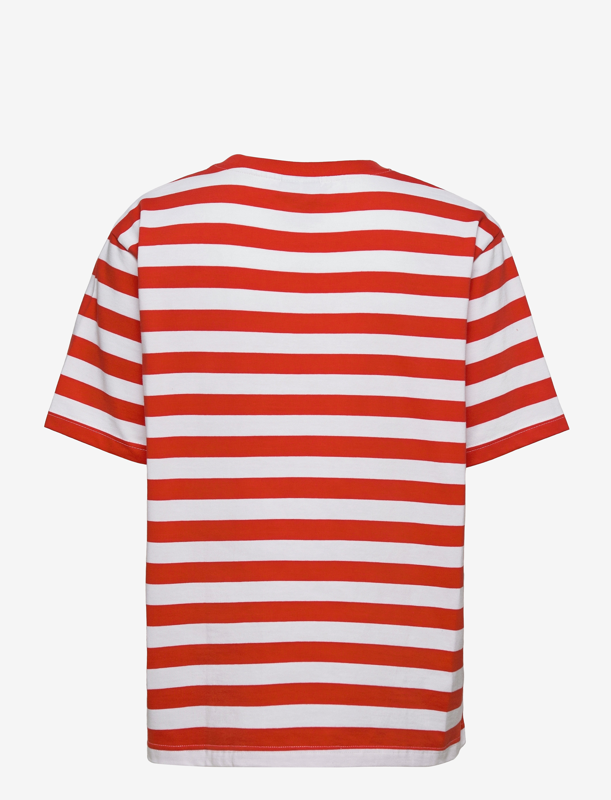 Hanger by Holzweiler - Hanger Striped Tee - t-särgid - red white 1664 - 2