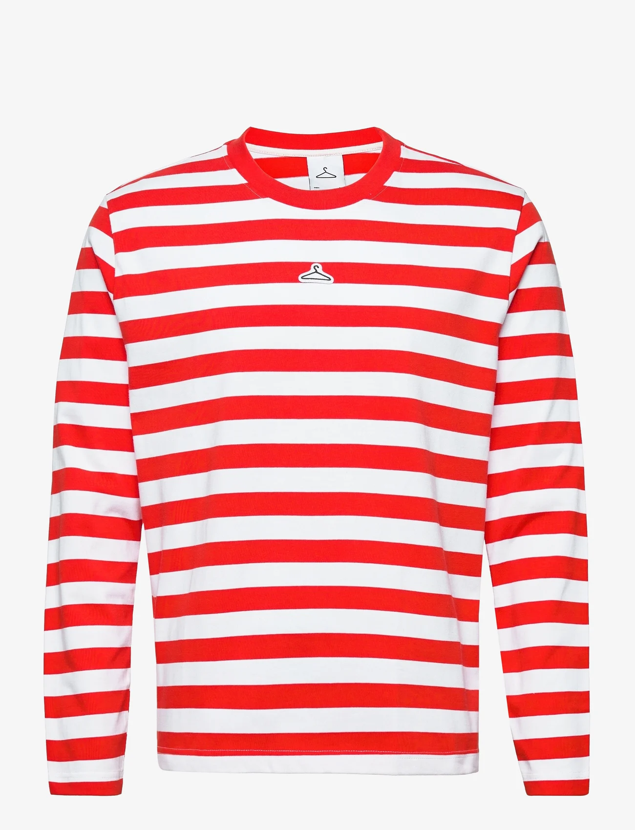 Hanger by Holzweiler - Hanger Striped Longsleeve - t-shirt & tops - red white 1664 - 0