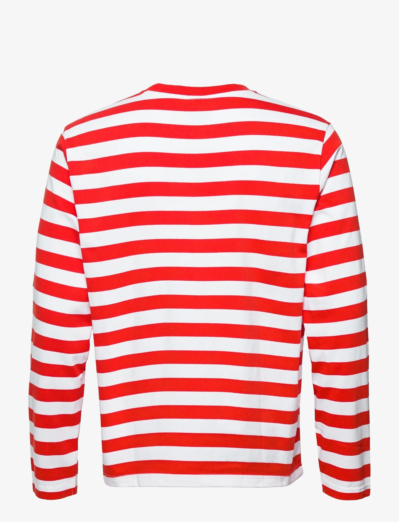 Hanger by Holzweiler - Hanger Striped Longsleeve - t-shirt & tops - red white 1664 - 1