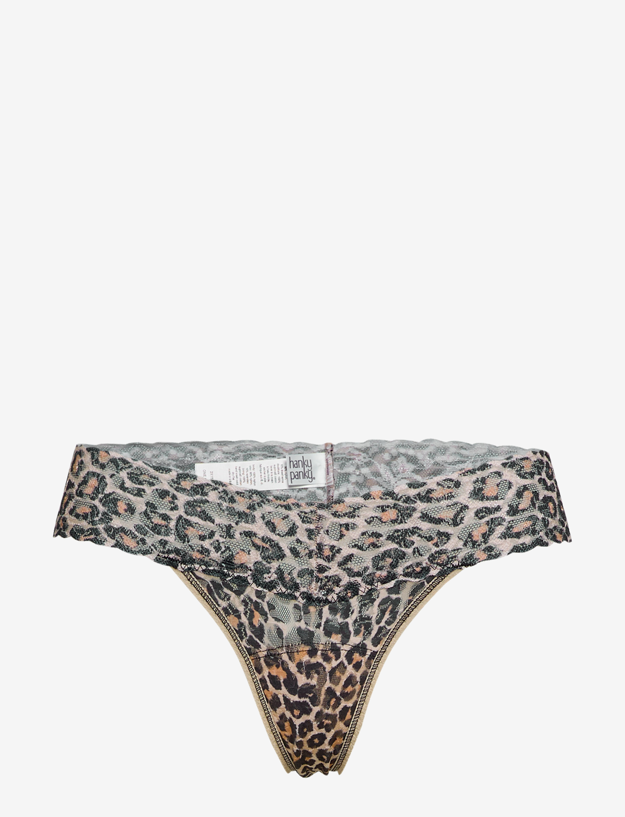 Hanky Panky Hanky Panky Classic Leopard Low Rise Thong - Hanky Panky - MULTI 1 / multi