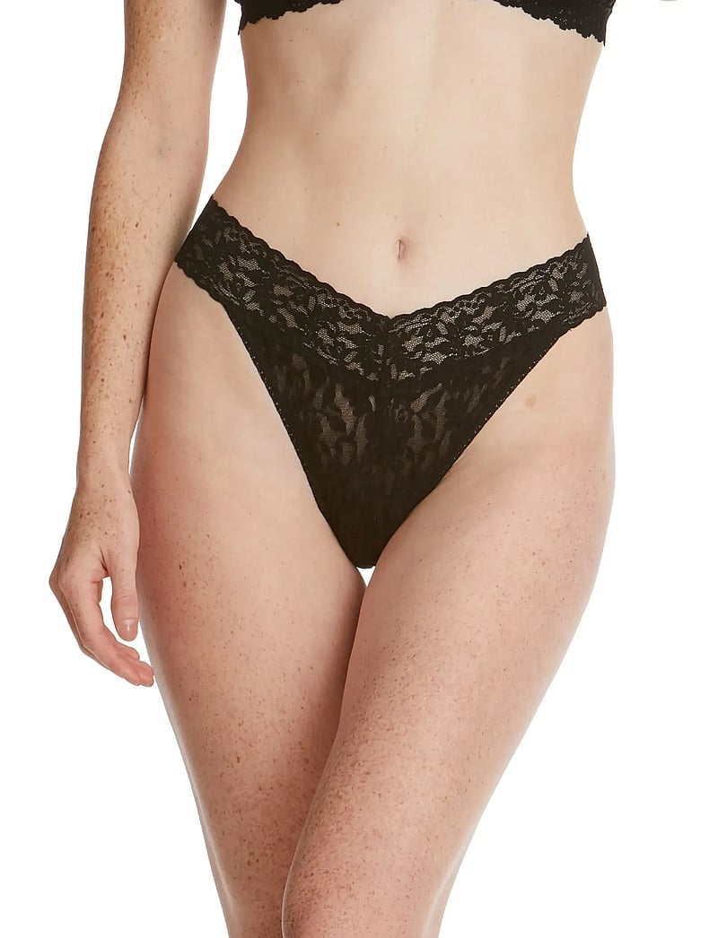 Hanky Panky - Hanky Panky Signature Lace, Original Rise Thong, 3 Pack Polybag - stringtrusser - black - 0