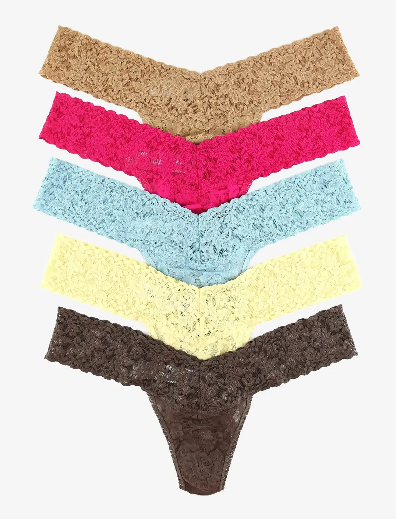 Hanky Panky - Hanky Panky Multi Pack - Signature Lace Low Rise Thong - 5 Pack - stringtrosor - classics - 0