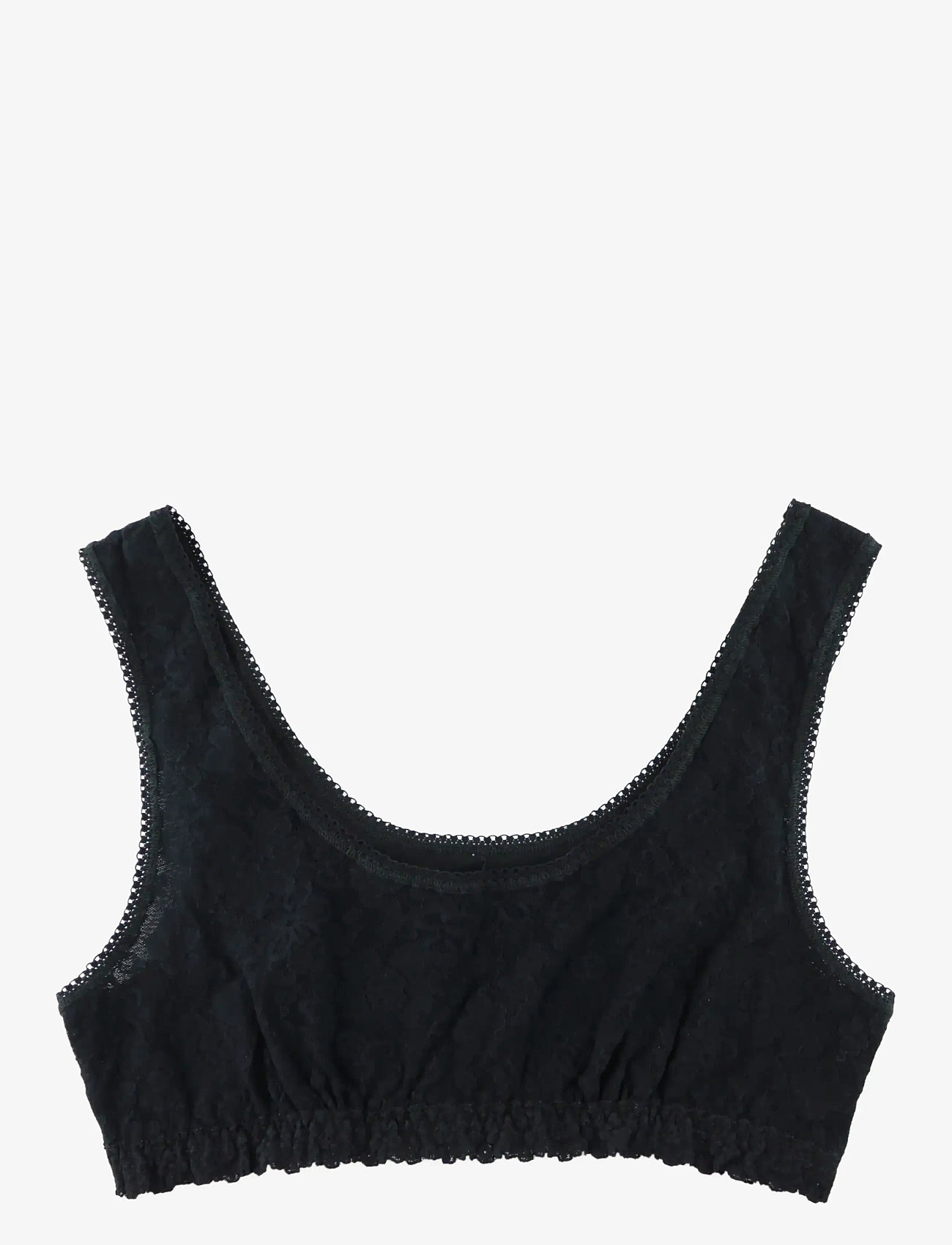 Hanky Panky - Hanky Panky Daily Lace, Lined Scoop Neck Bralette - bh-linnen - black - 1
