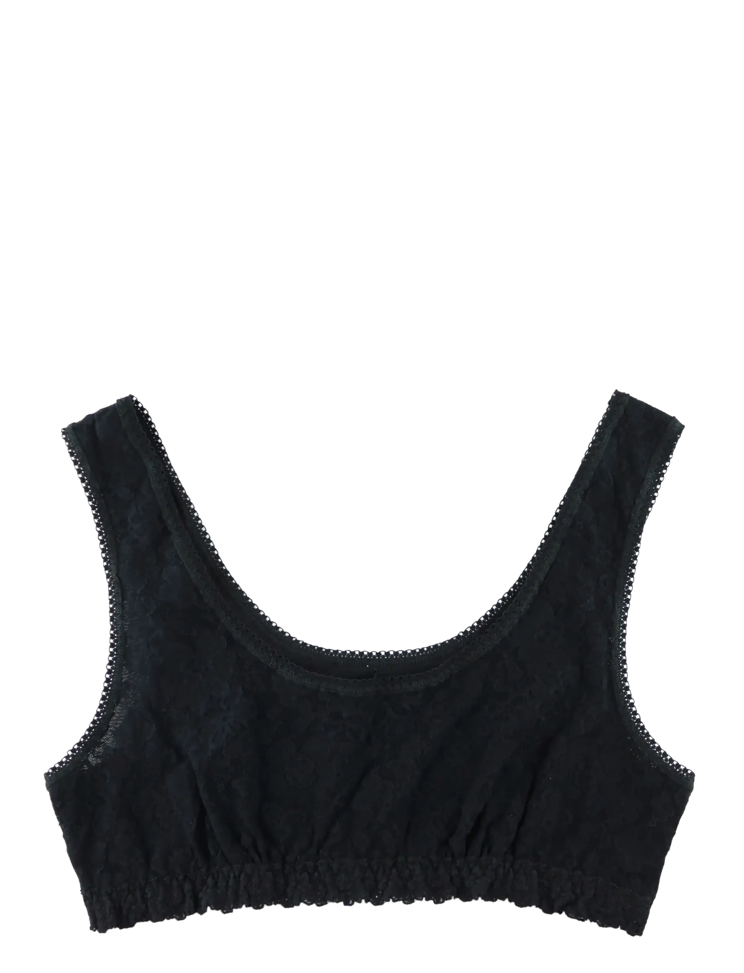 Hanky Panky Hanky Panky Daily Lace, Lined Scoop Neck Bralette - Hanky Panky - BLACK / black