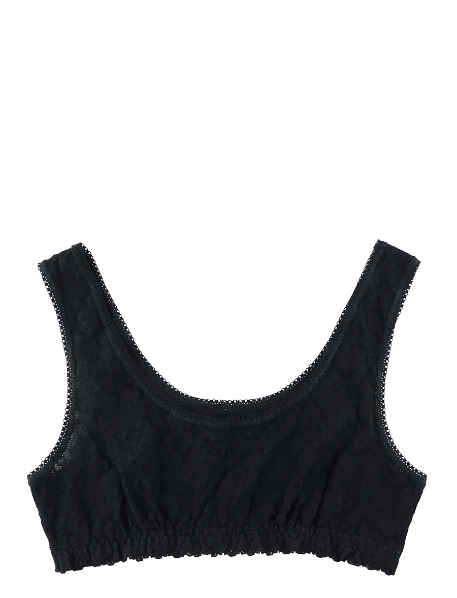 Hanky Panky - Hanky Panky Daily Lace, Lined Scoop Neck Bralette - tank-top-bhs - black - 1