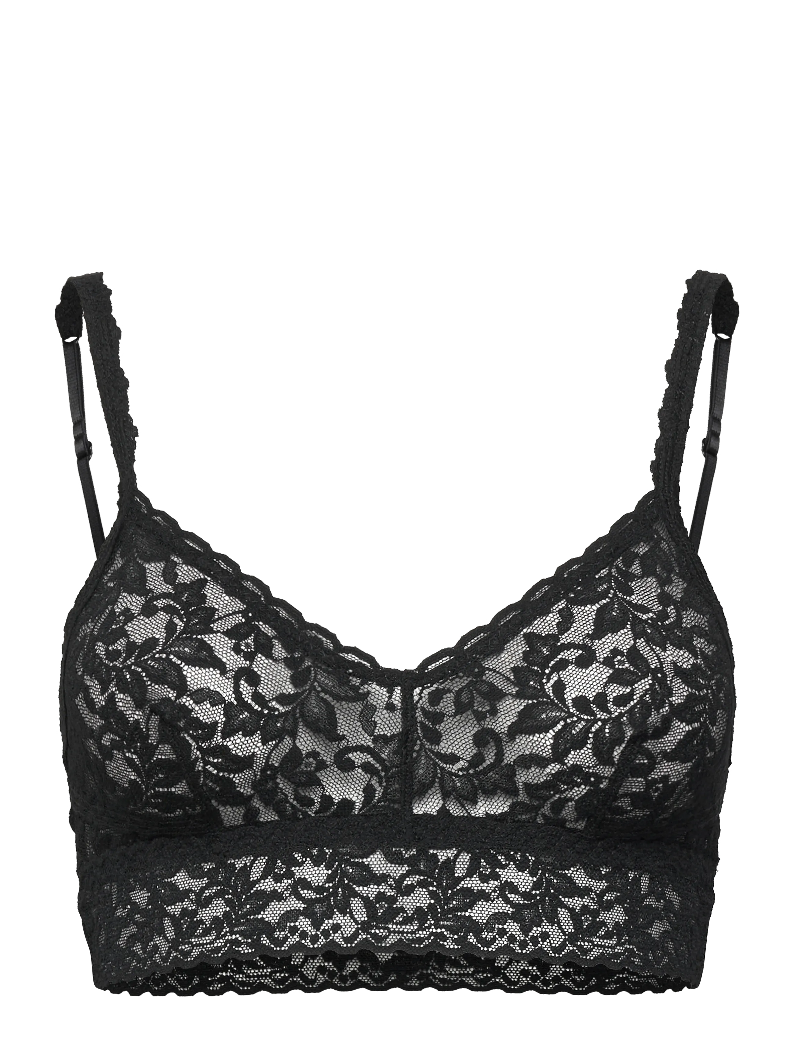 Hanky Panky Hanky Panky Retro Lace V-Neck Retro Bralette - Bralette - BLACK / black