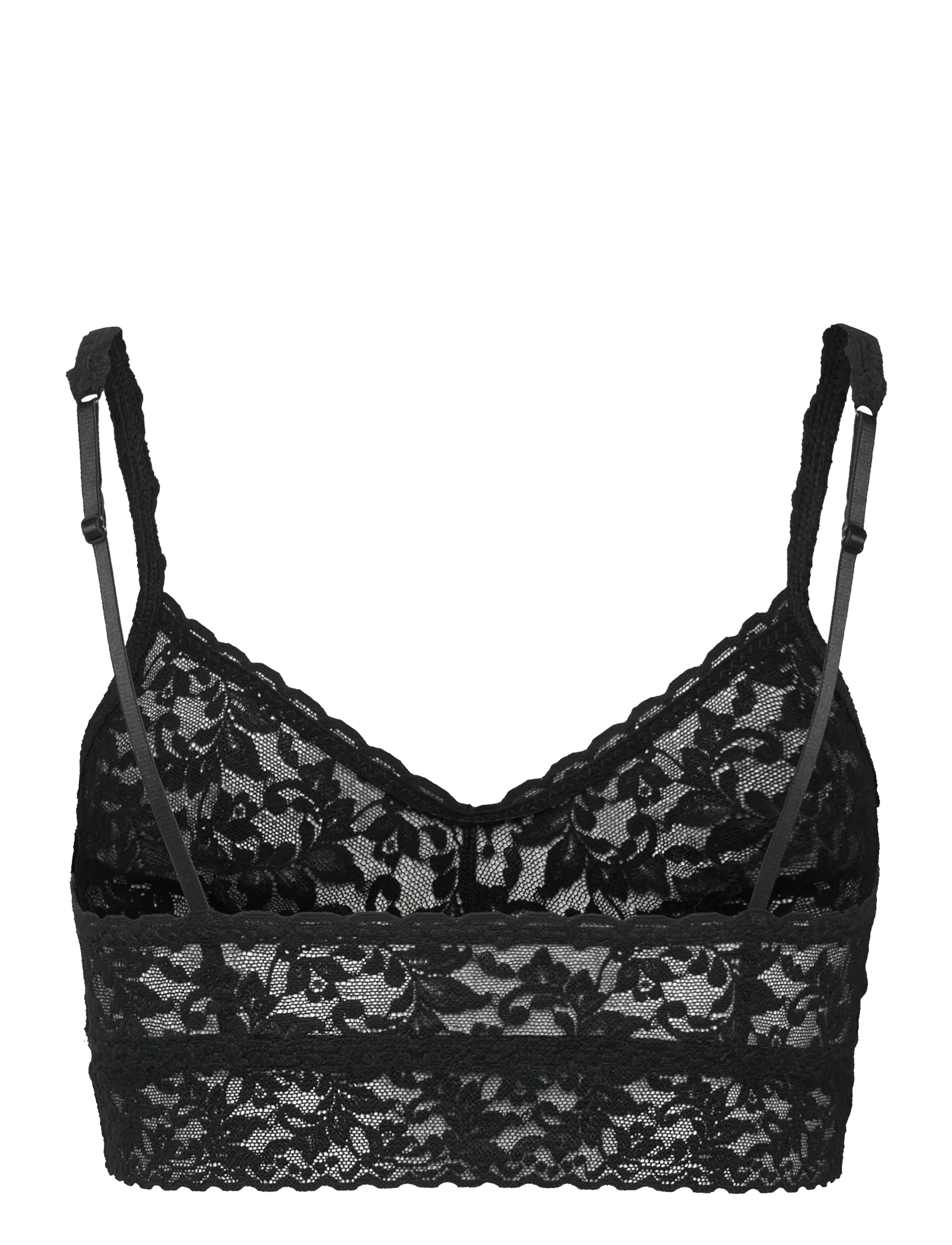 Hanky Panky - Hanky Panky Retro Lace V-Neck Retro Bralette - bralette - black - 2