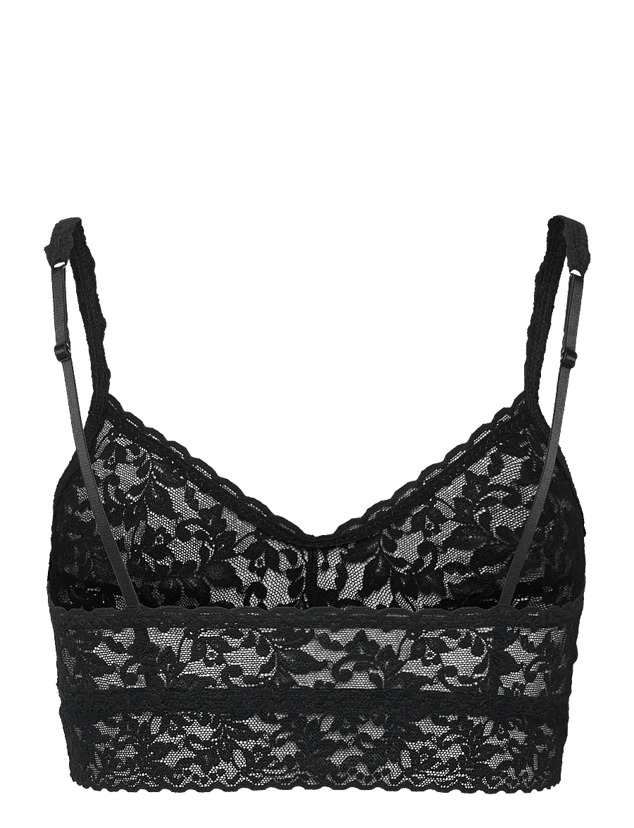 Hanky Panky - Hanky Panky Retro Lace V-Neck Retro Bralette - bralette - black - 2