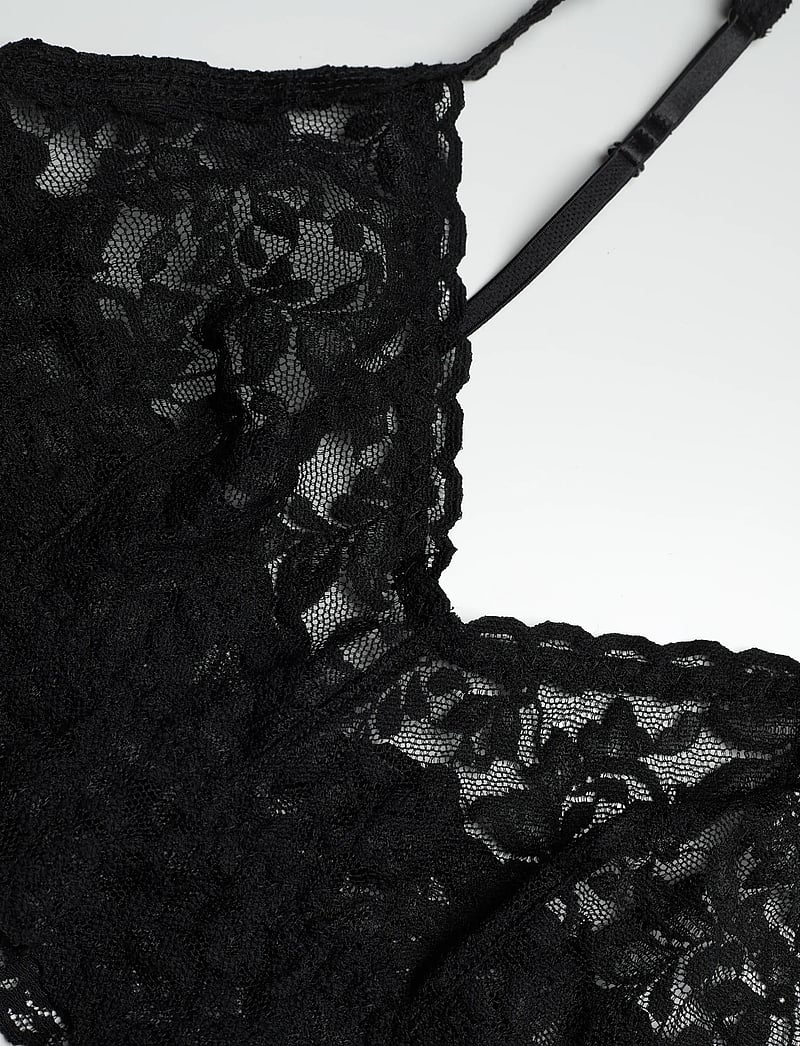 Hanky Panky - Hanky Panky Retro Lace V-Neck Retro Bralette - rinnahoidja - black - 4