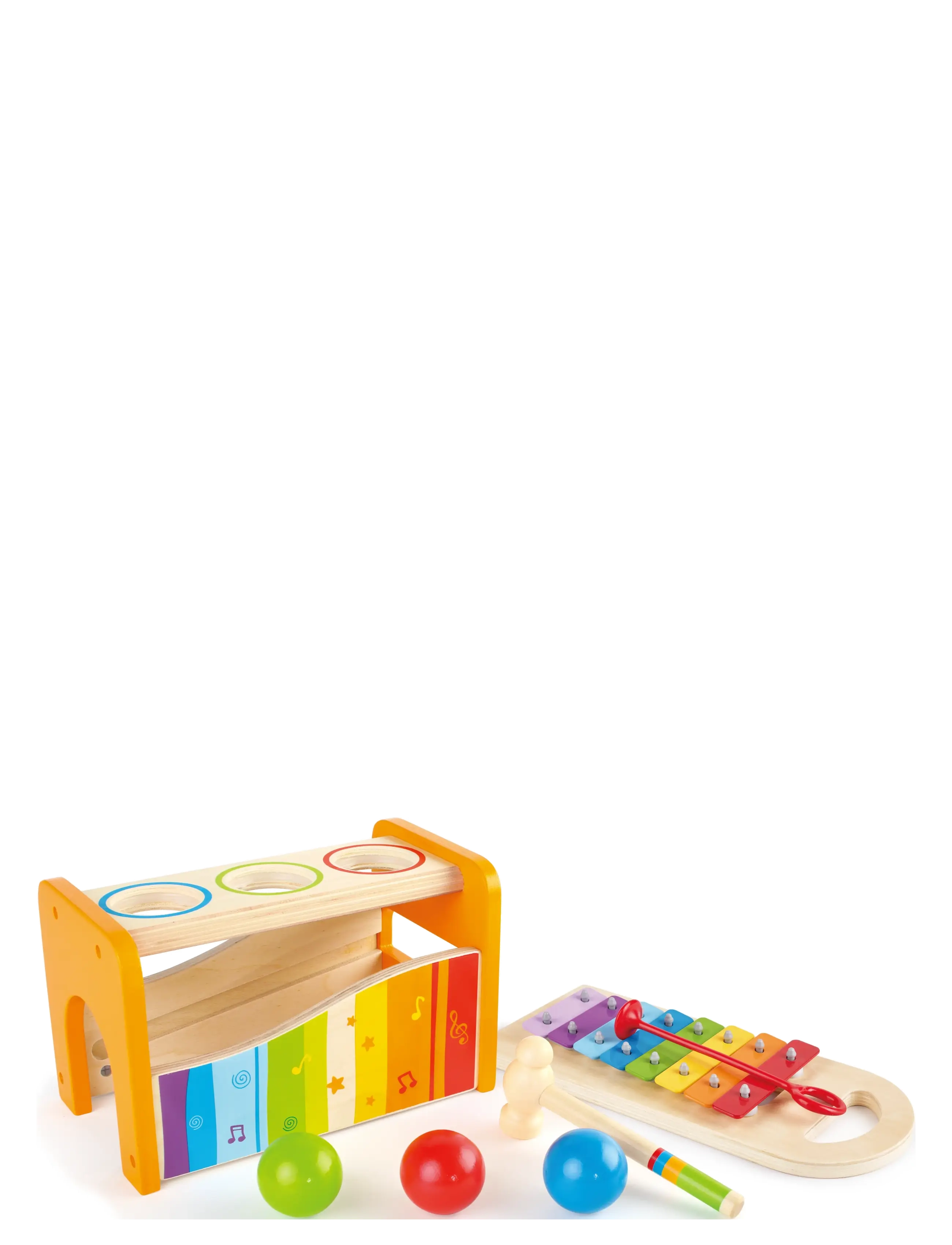 Hape Hape Pound And Tap Bench, One Size, Multi/patterned, Educational Legetøj > Stackable Blocks, Børn