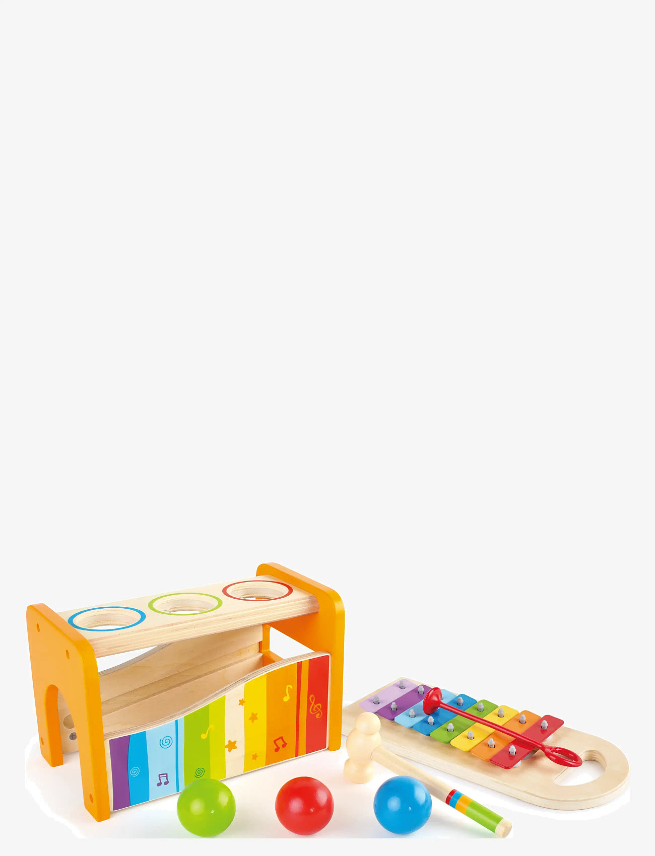 Hape - Hape Pound And Tap Bench - stapelbare blokk - multi - 0