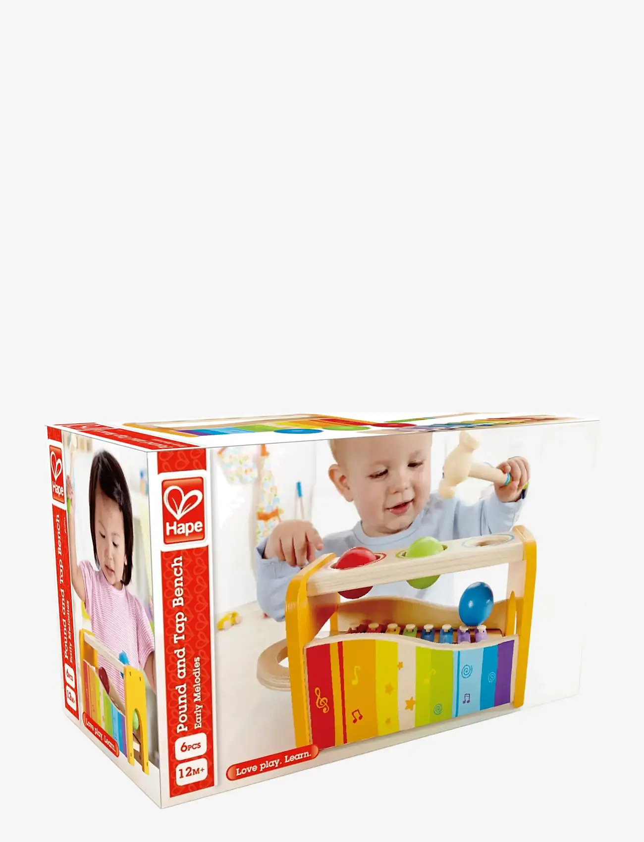 Hape - Hape Pound And Tap Bench - stapelbare blokk - multi - 1