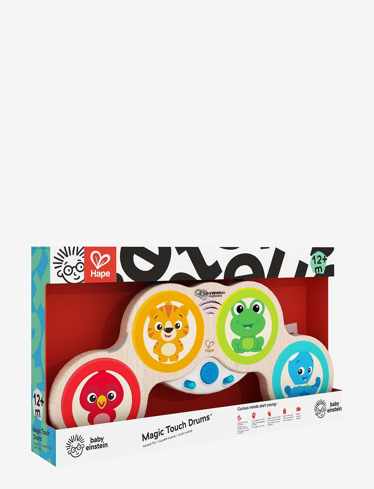 Hape - Hape Baby Einstein Magic Touch Drums - musikinstrument - multi - 2