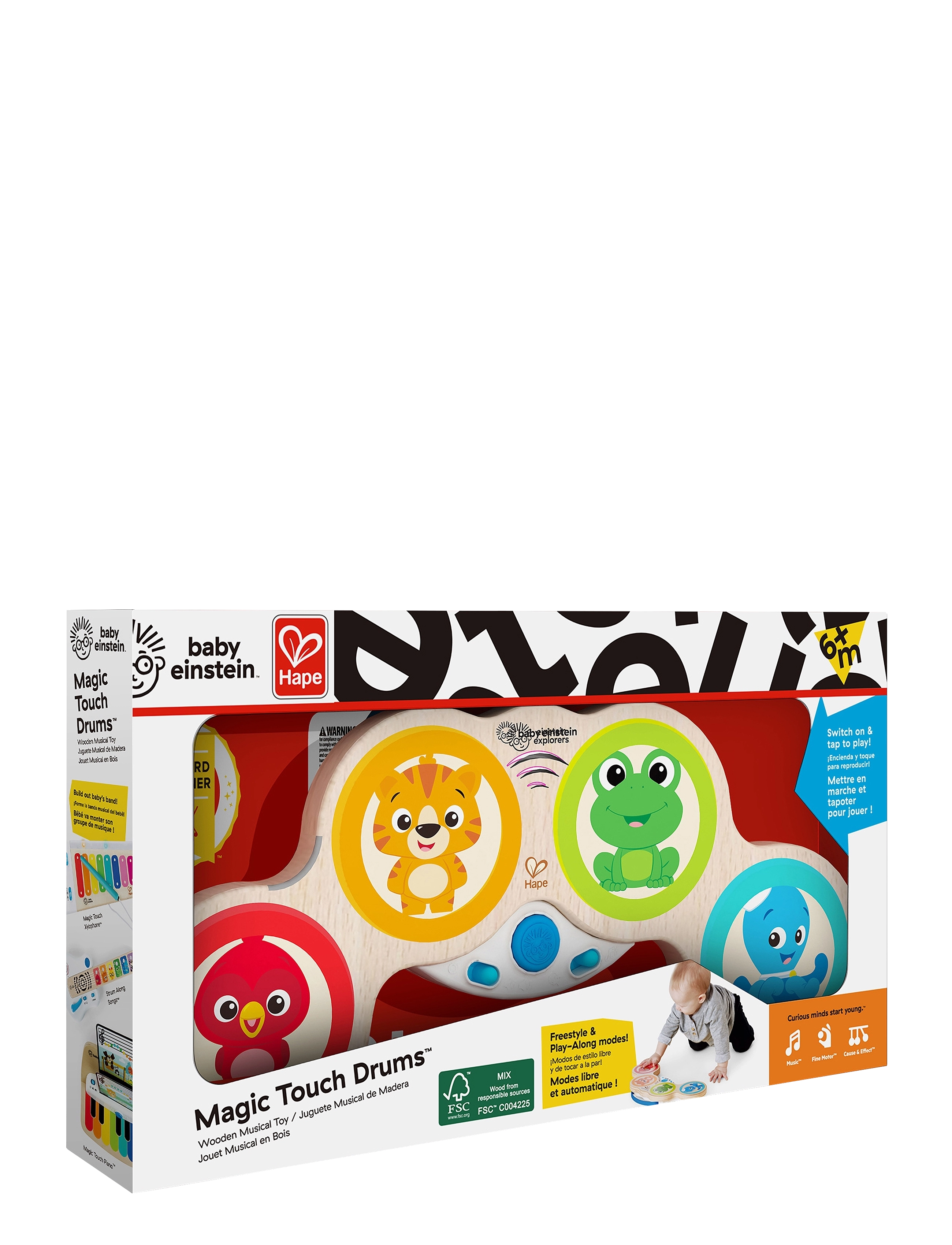 Hape - Hape Baby Einstein Magic Touch Drums - födelsedagspresenter - multi - 3