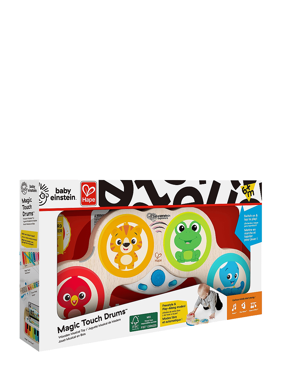 Hape - Hape Baby Einstein Magic Touch Drums - musikinstrumenter - multi - 3