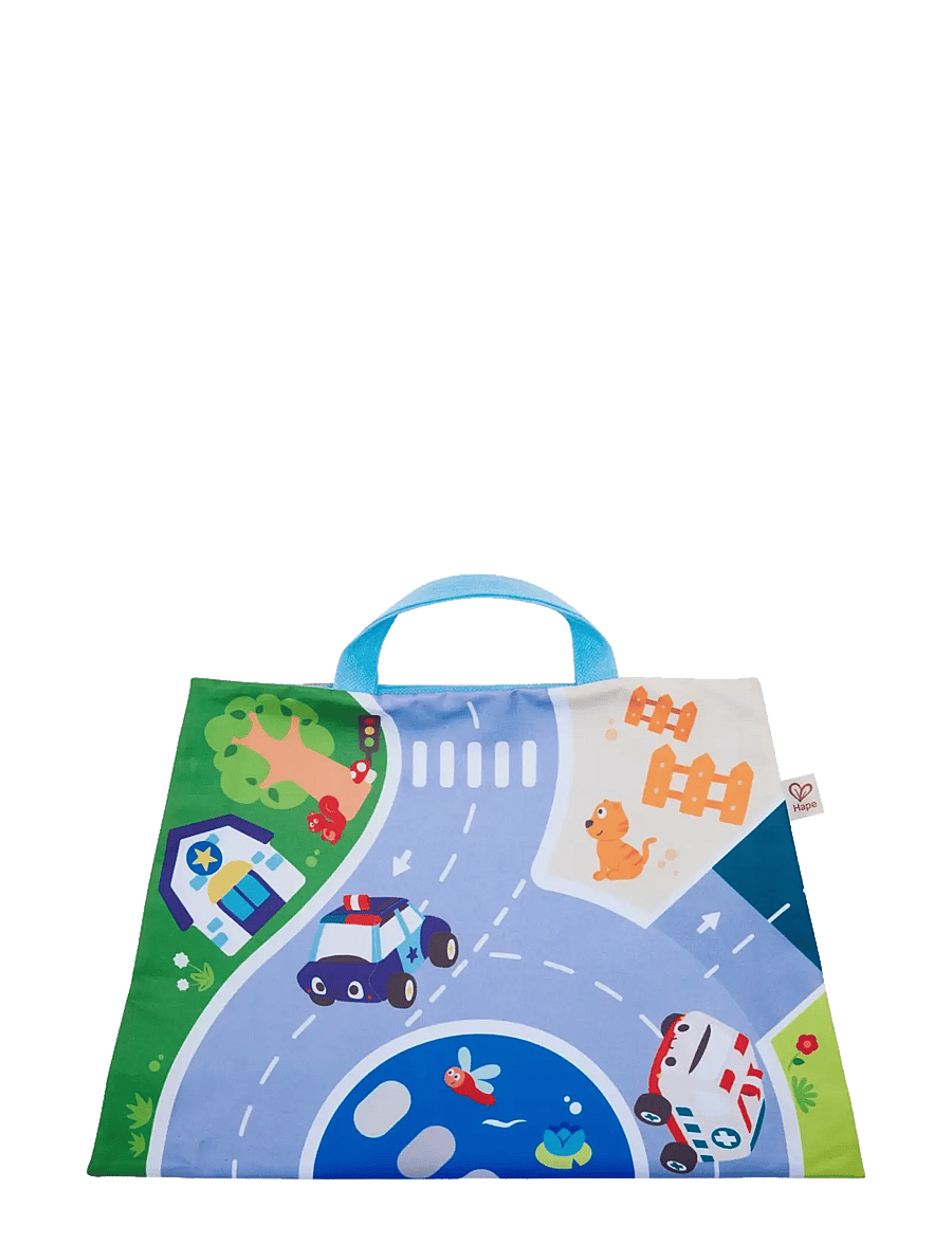 Hape - Hape Pull-Back Plush Car Set - mjúk leikföng & fígúrur - muti - 2