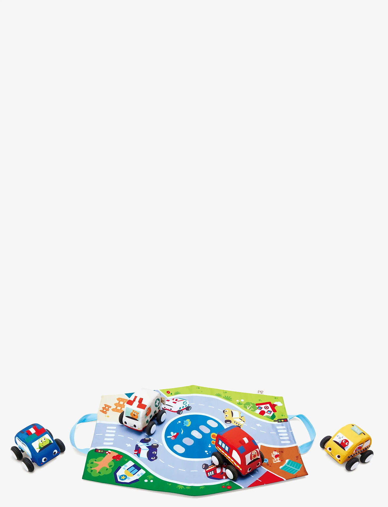 Hape - Hape Pull-Back Plush Car Set - stuffed toys - muti - 4