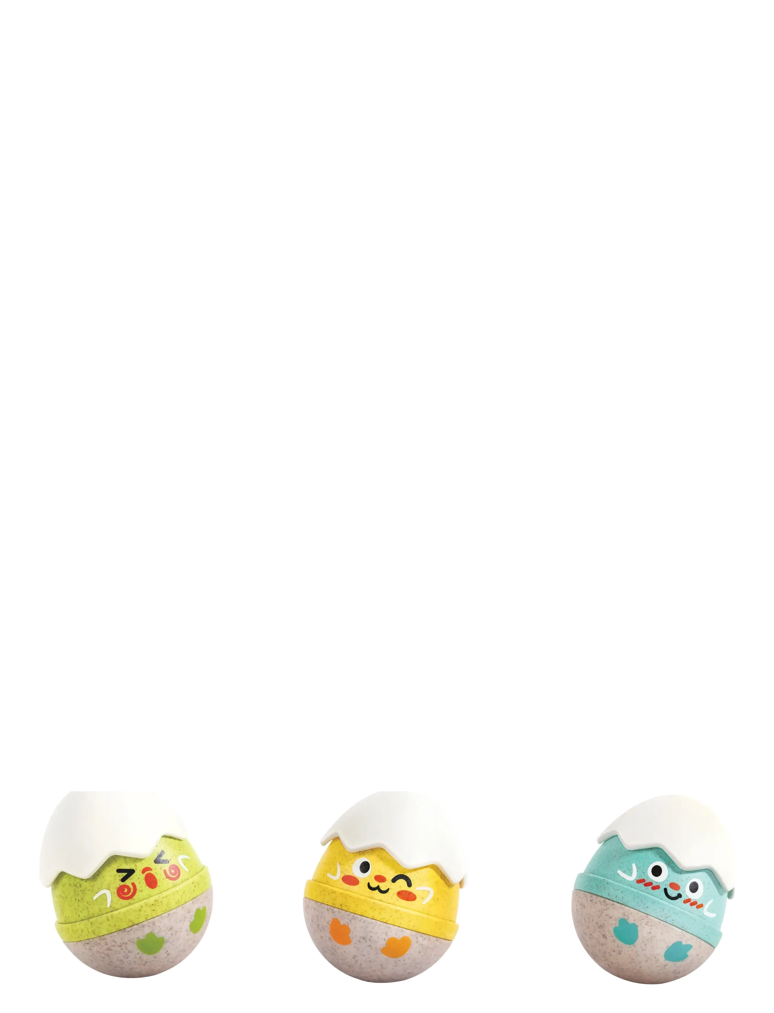 Hape - Hape Wobble Rattle Egg Set - skallror - multi - 0