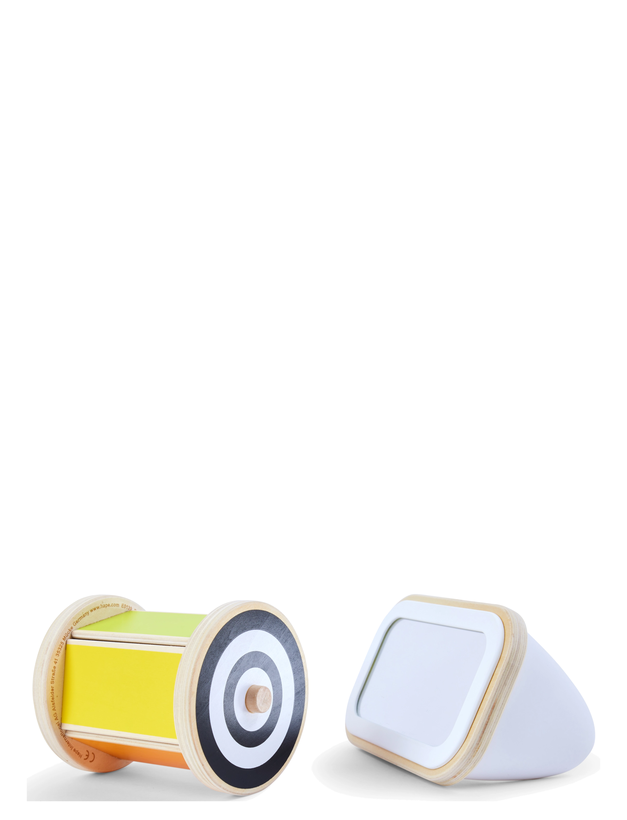 Hape - Hape Spinning Drum With Mirror - interaktiva leksaker - multi - 4