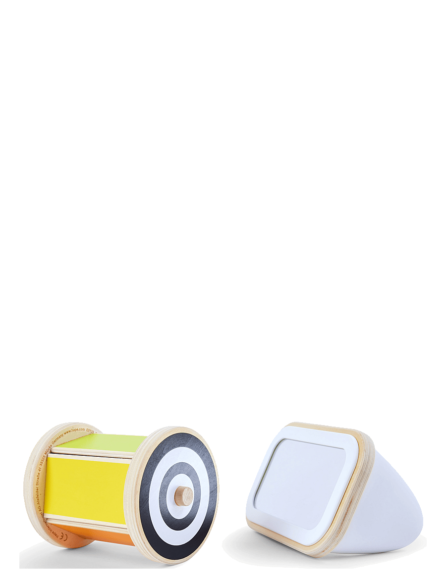 Hape - Hape Spinning Drum With Mirror - interaktiva leksaker - multi - 4