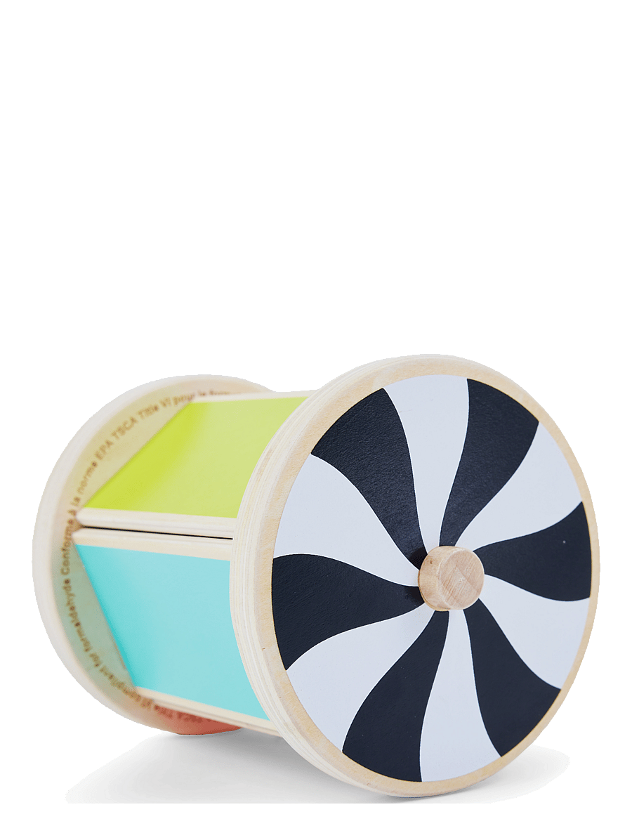 Hape - Hape Spinning Drum With Mirror - interaktiva leksaker - multi - 5