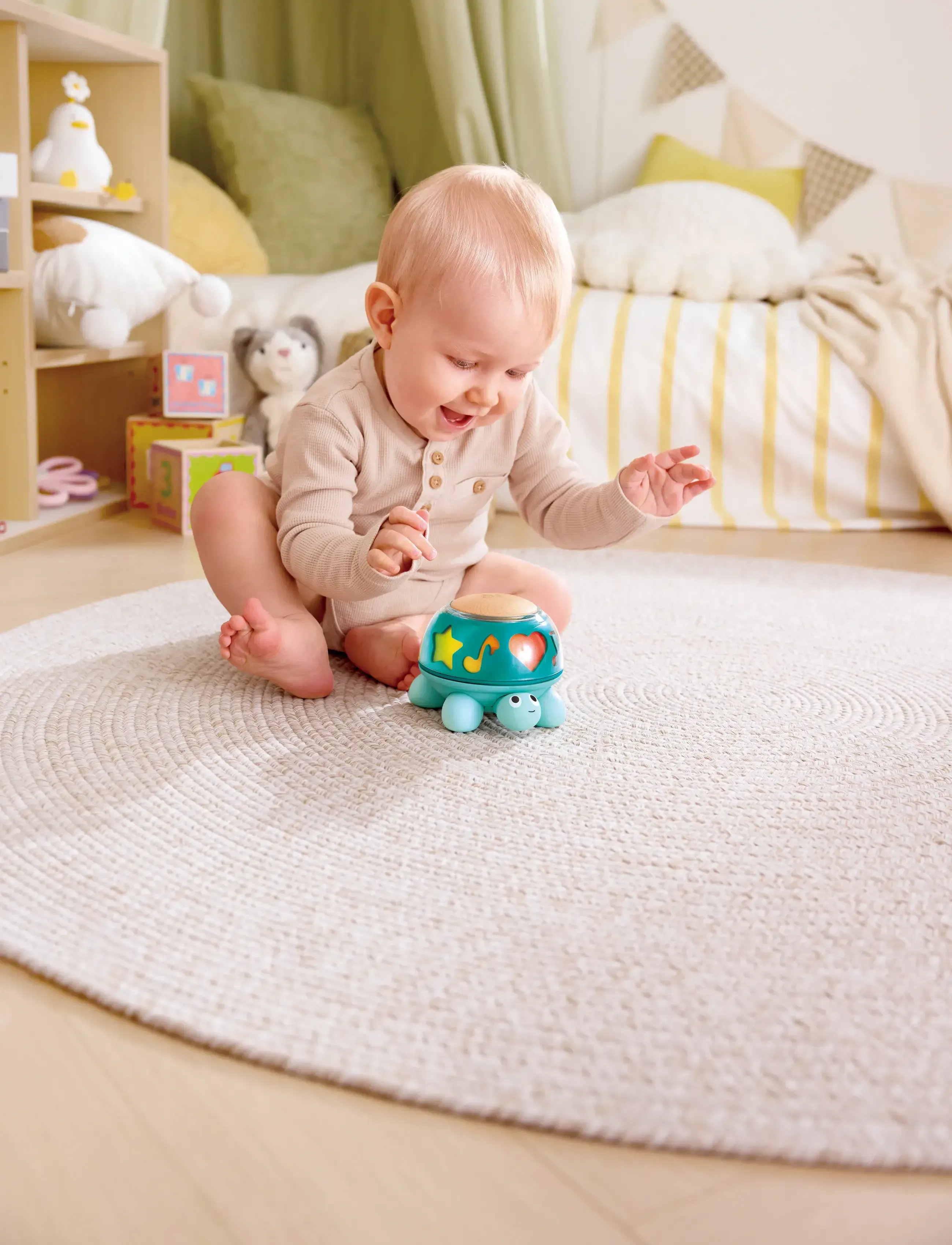 Hape - Hape Twist & Tune Musical Turtle - interaktiva leksaker - multi - 5