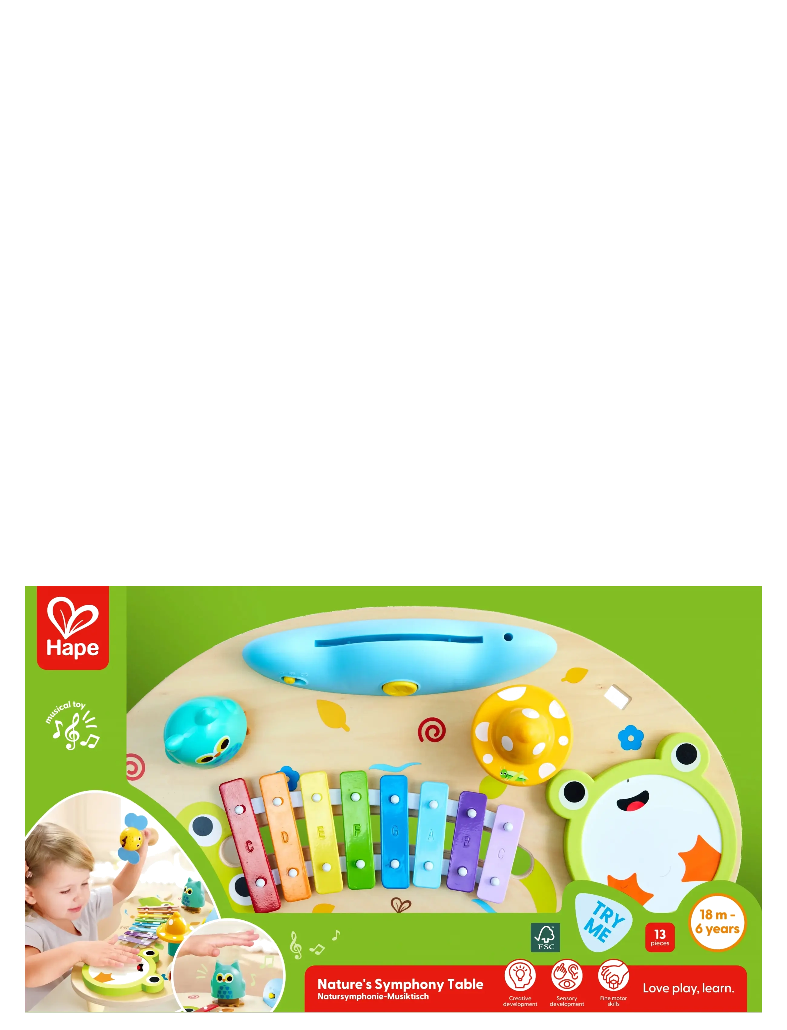 Hape Hape Nature'S Symphony Table - Musikinstrument - MUTI / blue