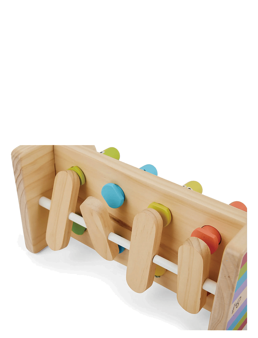 Hape - Hape Rainbow Hammer Bench - bultbrädor - muti - 2