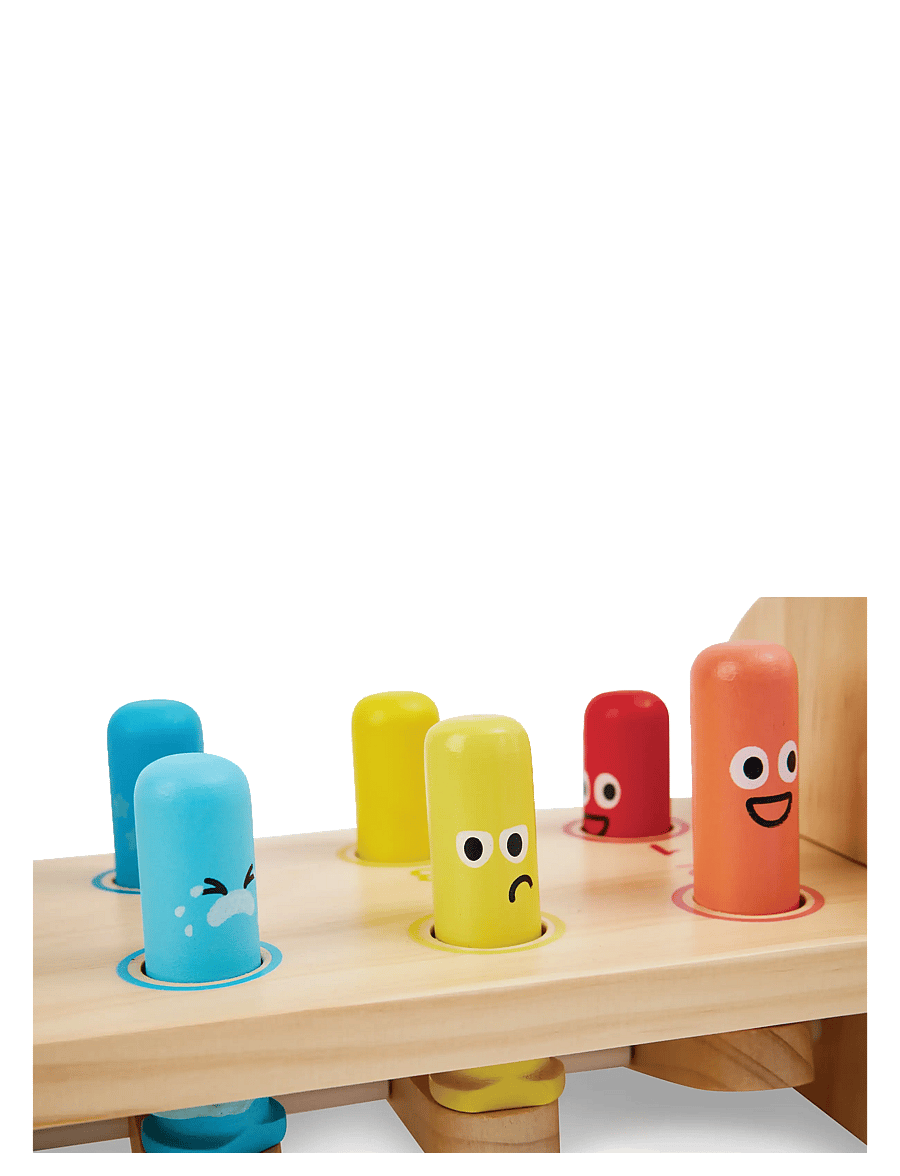 Hape - Hape Rainbow Hammer Bench - bultbrädor - muti - 3