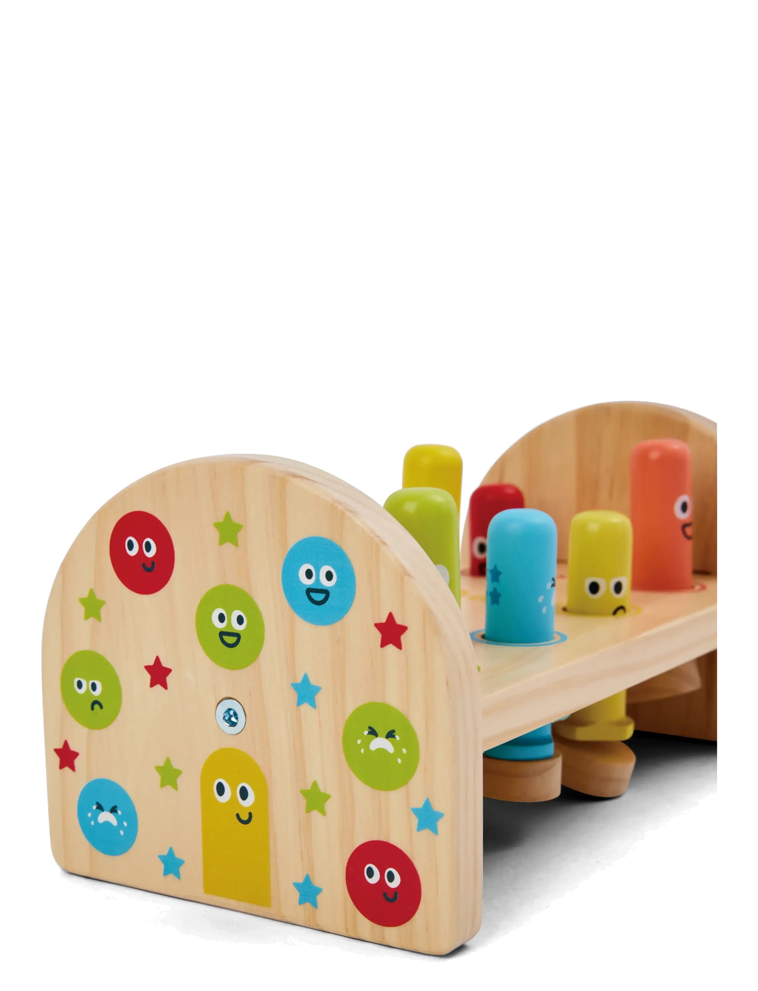 Hape - Hape Rainbow Hammer Bench - hamarbekkur - muti - 4