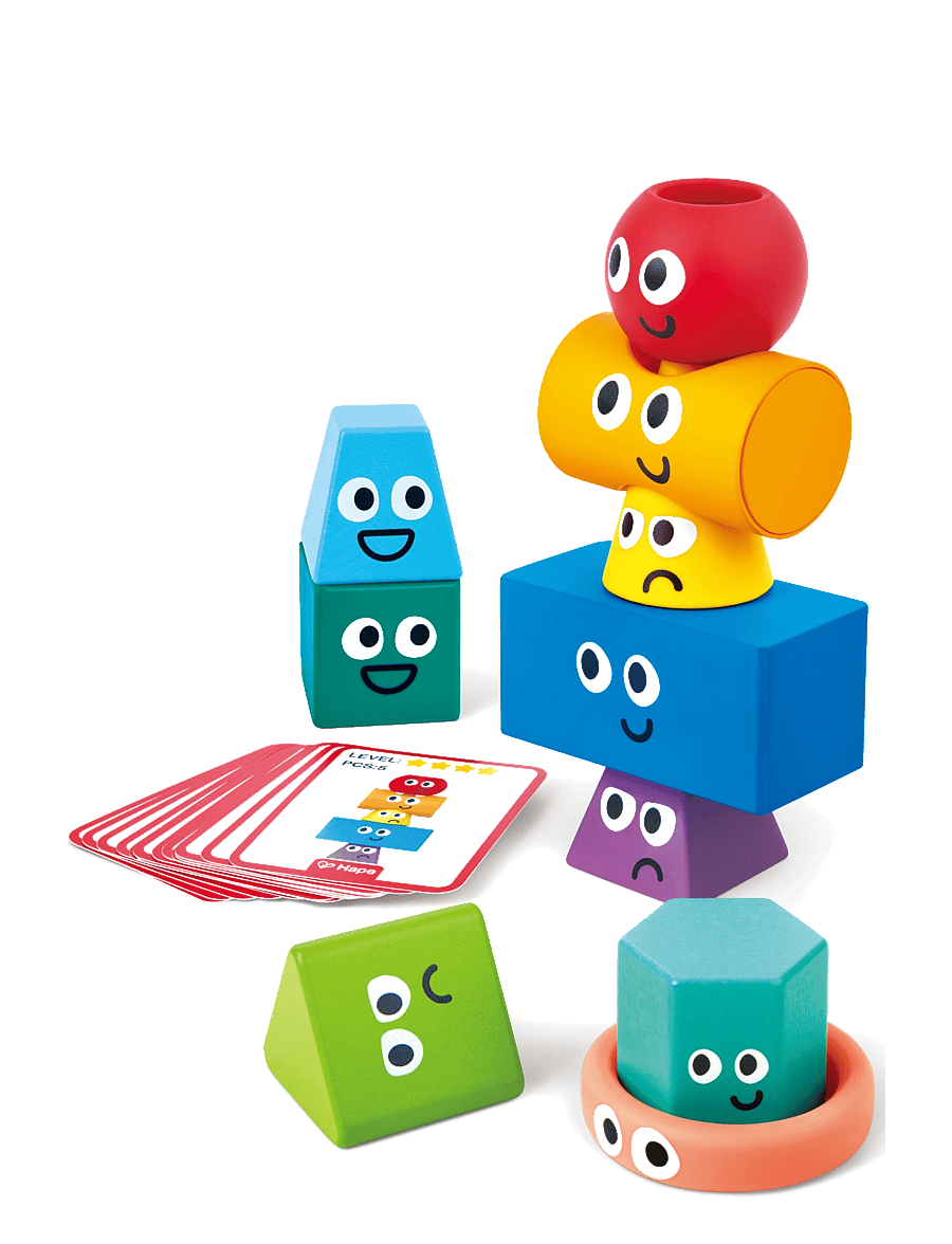 Hape - Hape Geometric Spatial Stacking Tower - staflanlegir kubbar - multi - 2