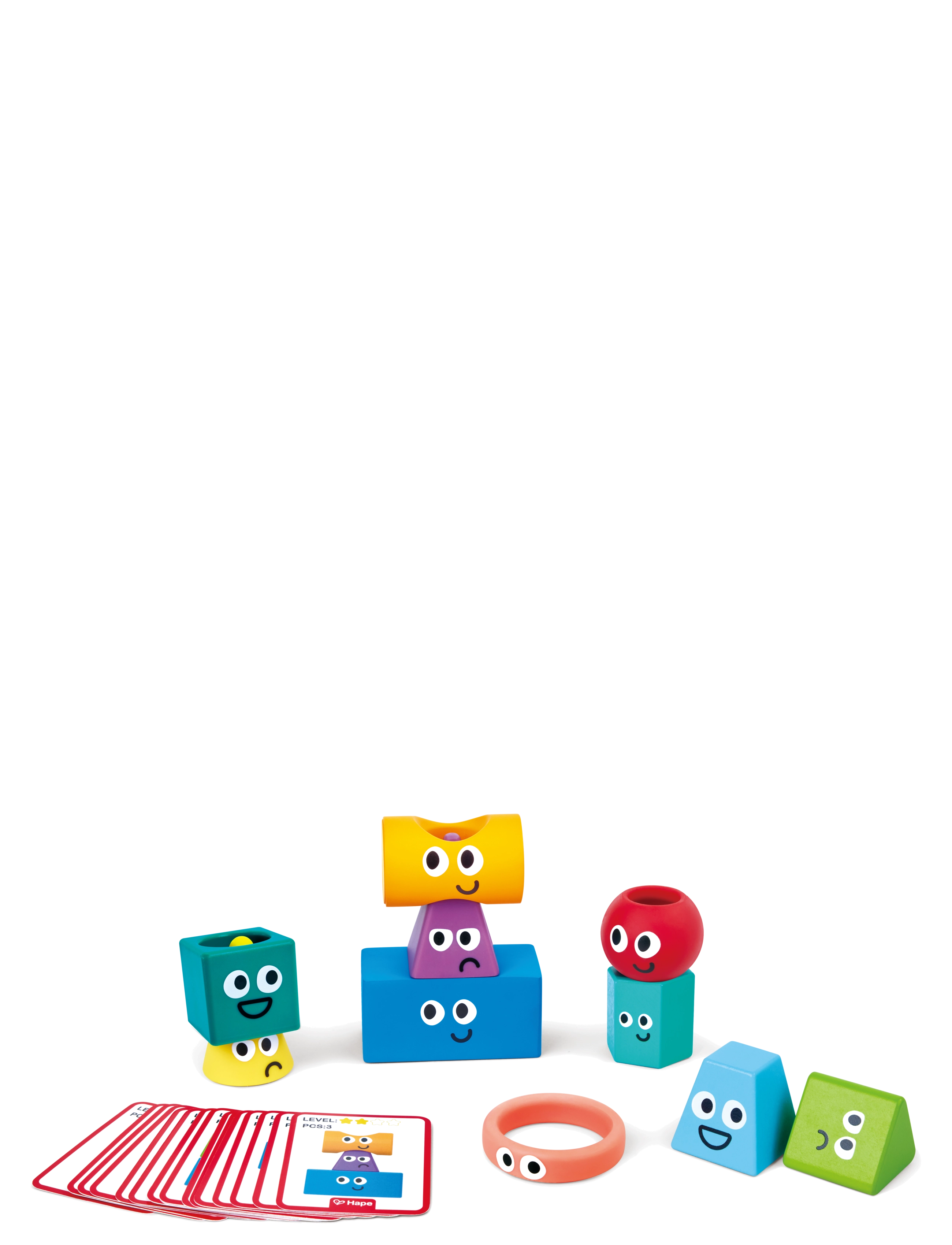 Hape - Hape Geometric Spatial Stacking Tower - stapelbare blokk - multi - 3