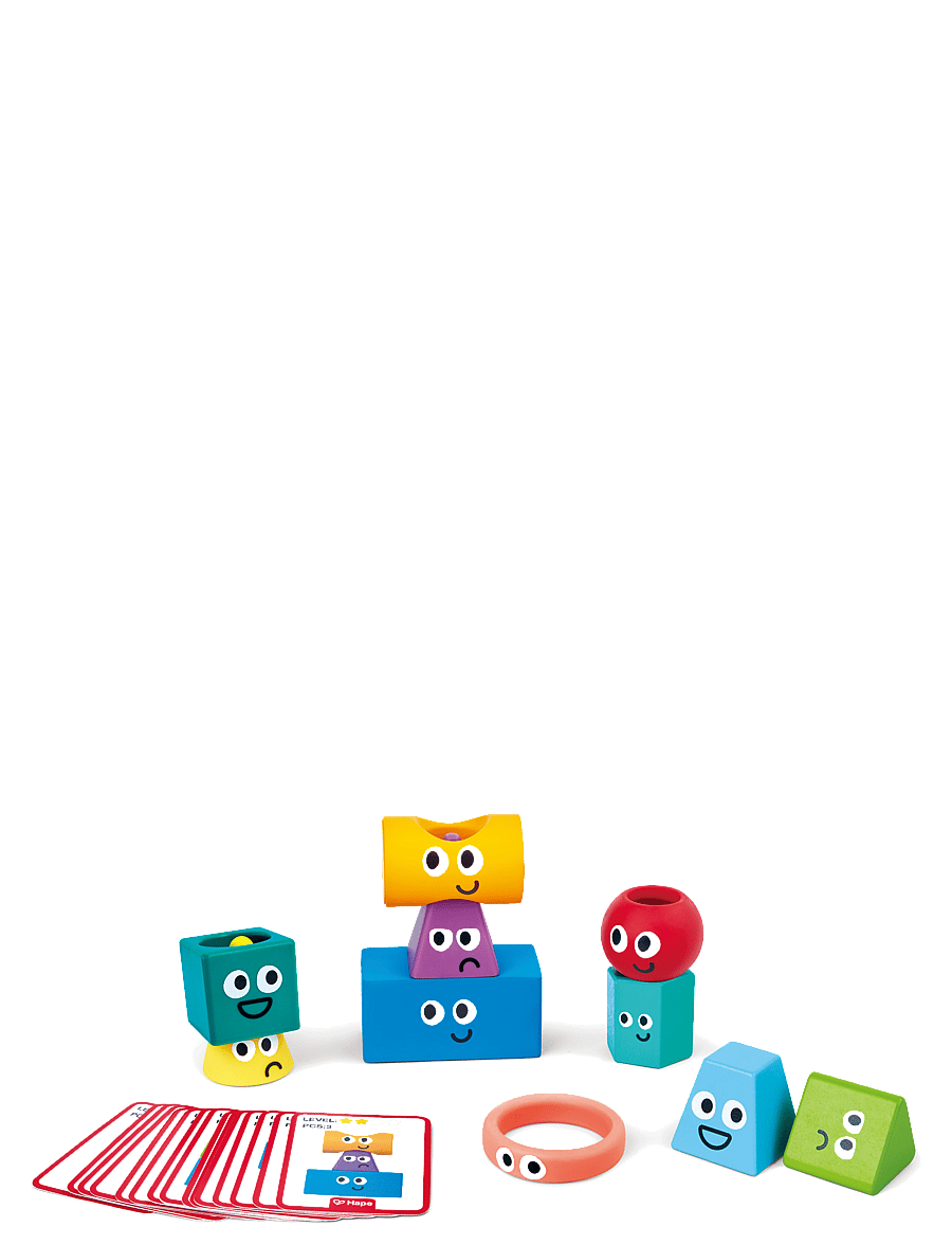 Hape - Hape Geometric Spatial Stacking Tower - staflanlegir kubbar - multi - 3