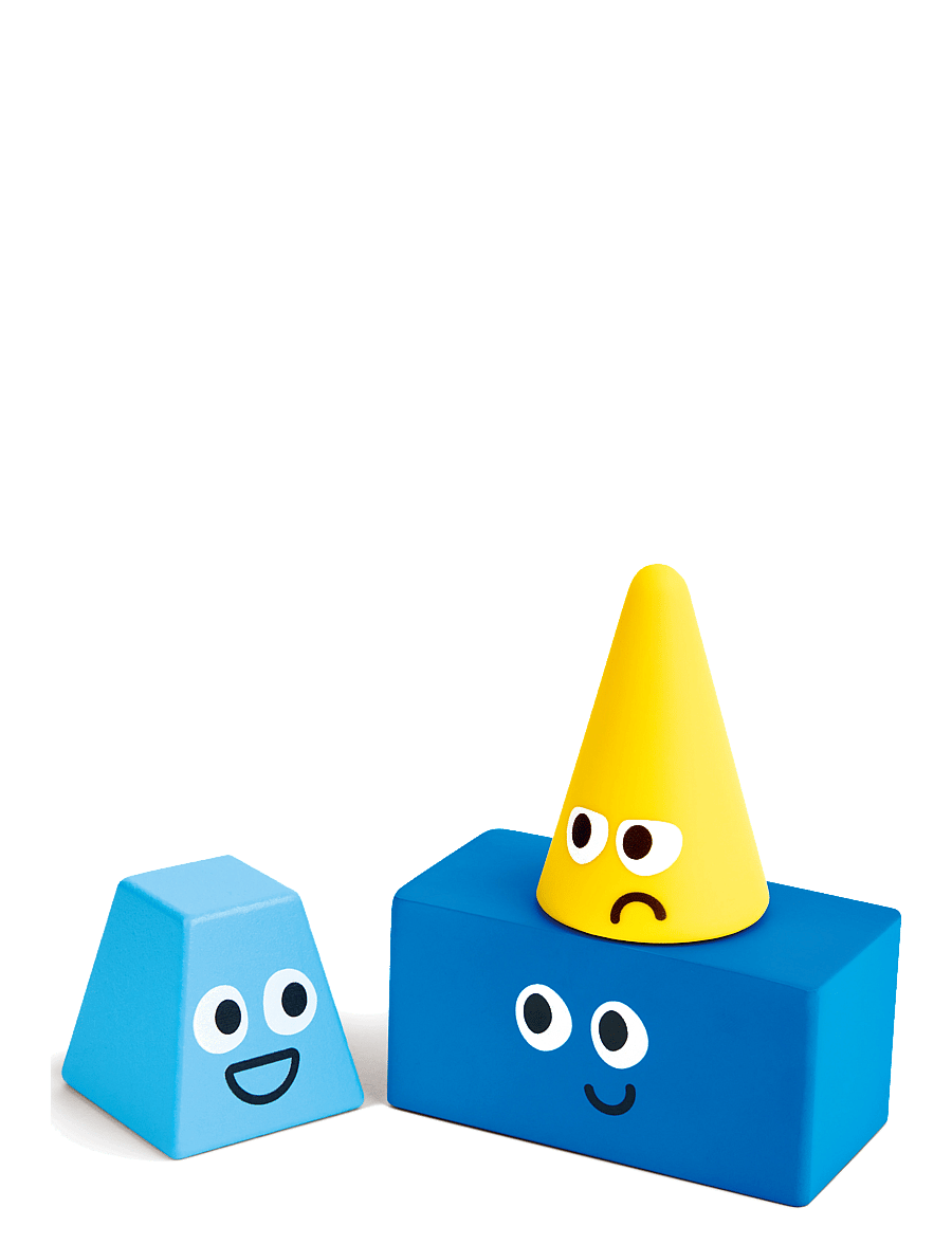 Hape - Hape Geometric Spatial Stacking Tower - staflanlegir kubbar - multi - 4
