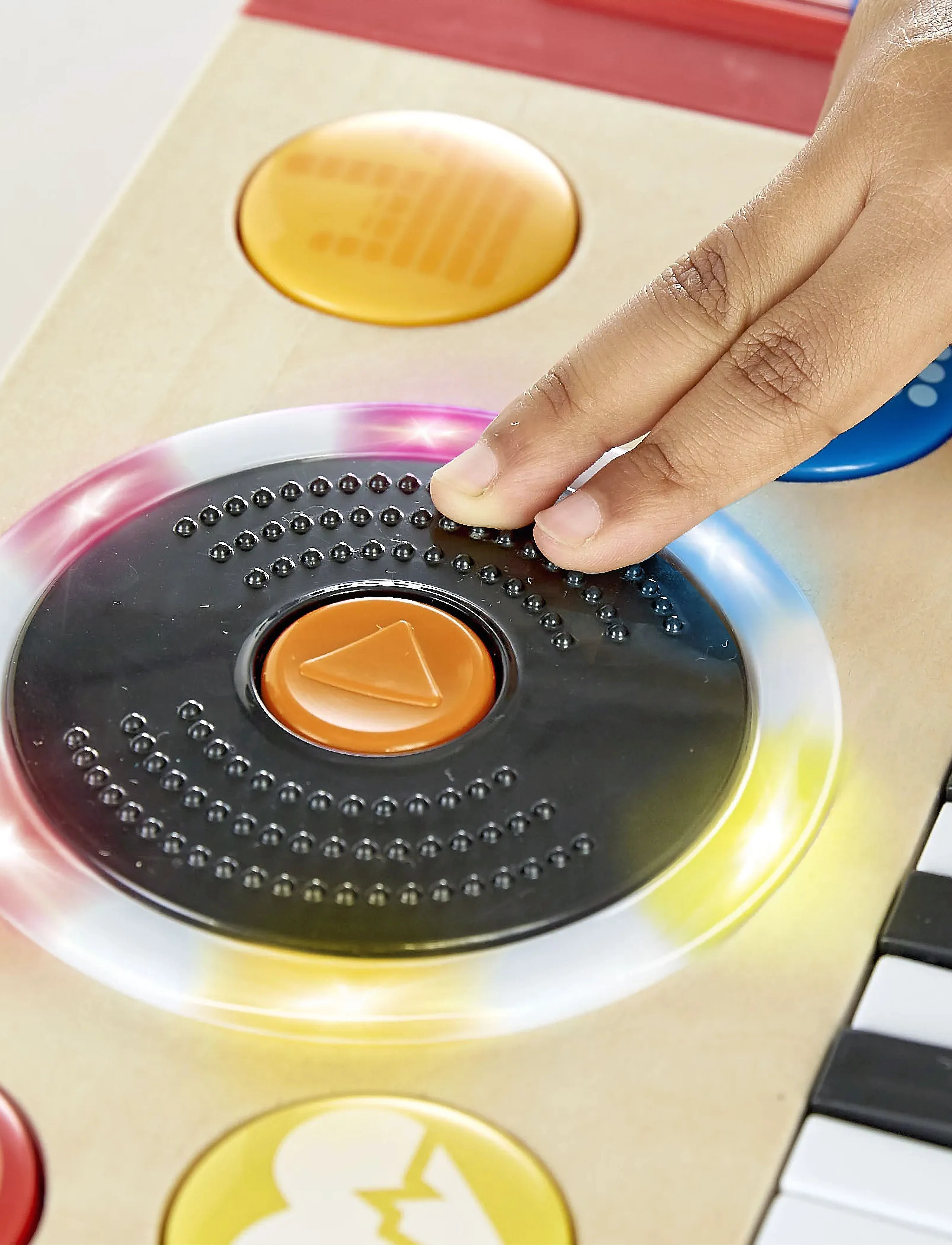 Hape Hape Dj Mix Spin Studio, One Size, Multi/patterned, Legetøj > Musical Instruments, Børn