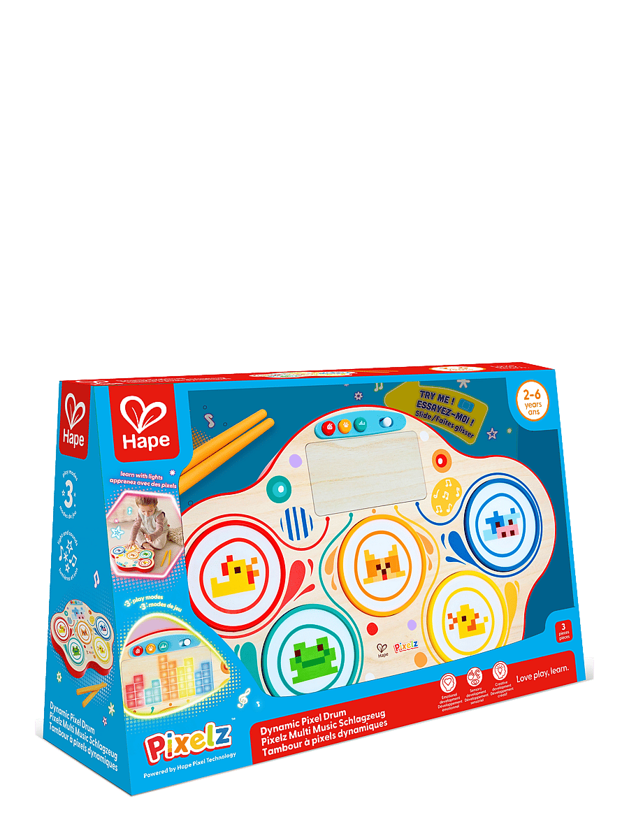 Hape - Hape Pixelz Dynamic Drum - musikinstrument - multi - 1