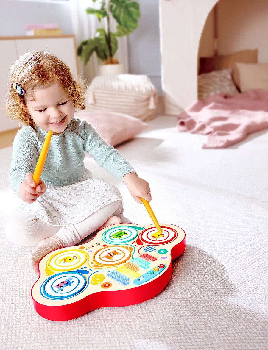 Hape - Hape Pixelz Dynamic Drum - musikinstrument - multi - 0