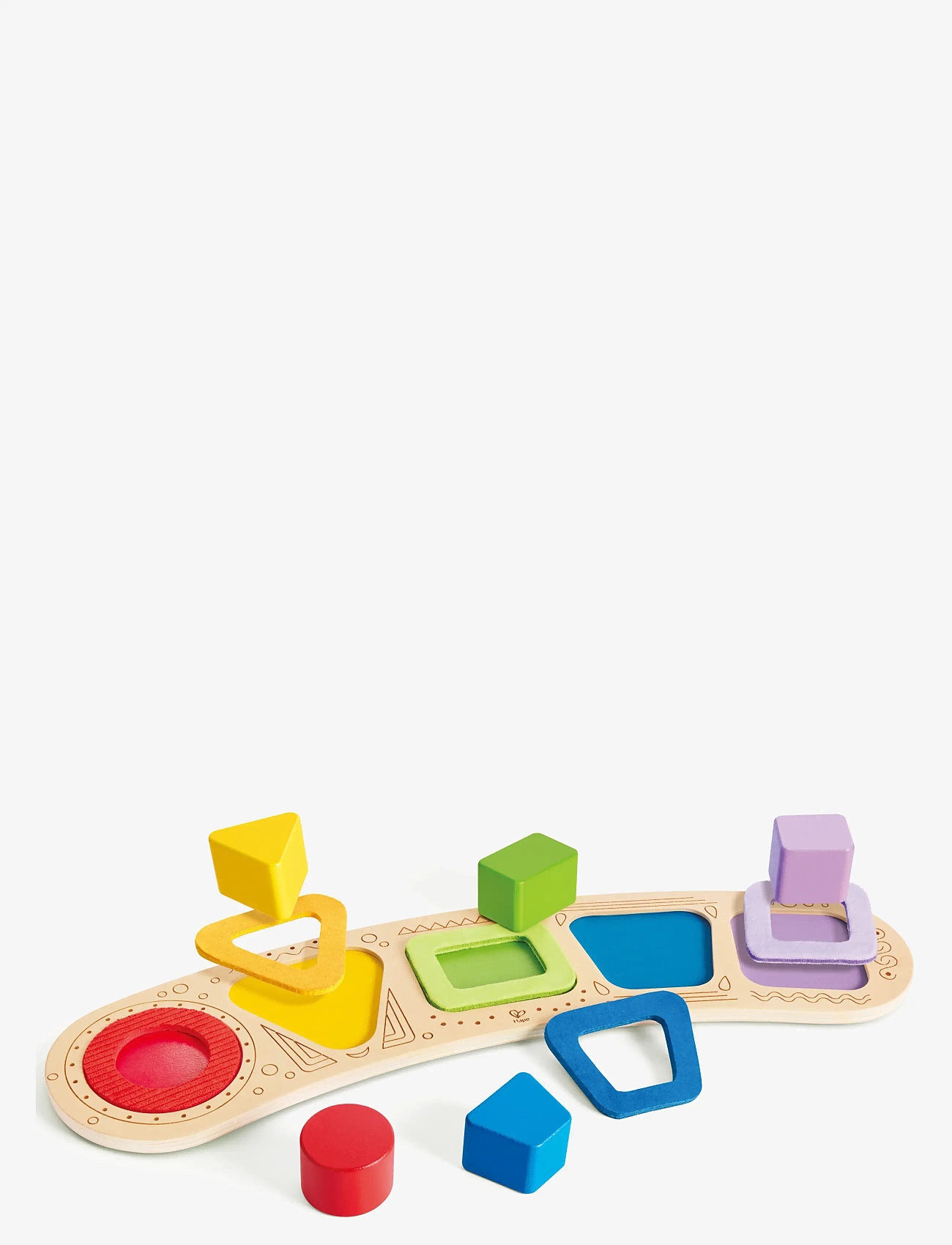 Hape - Hape Toddler Shape Puzzle - knoppussel - muti - 2