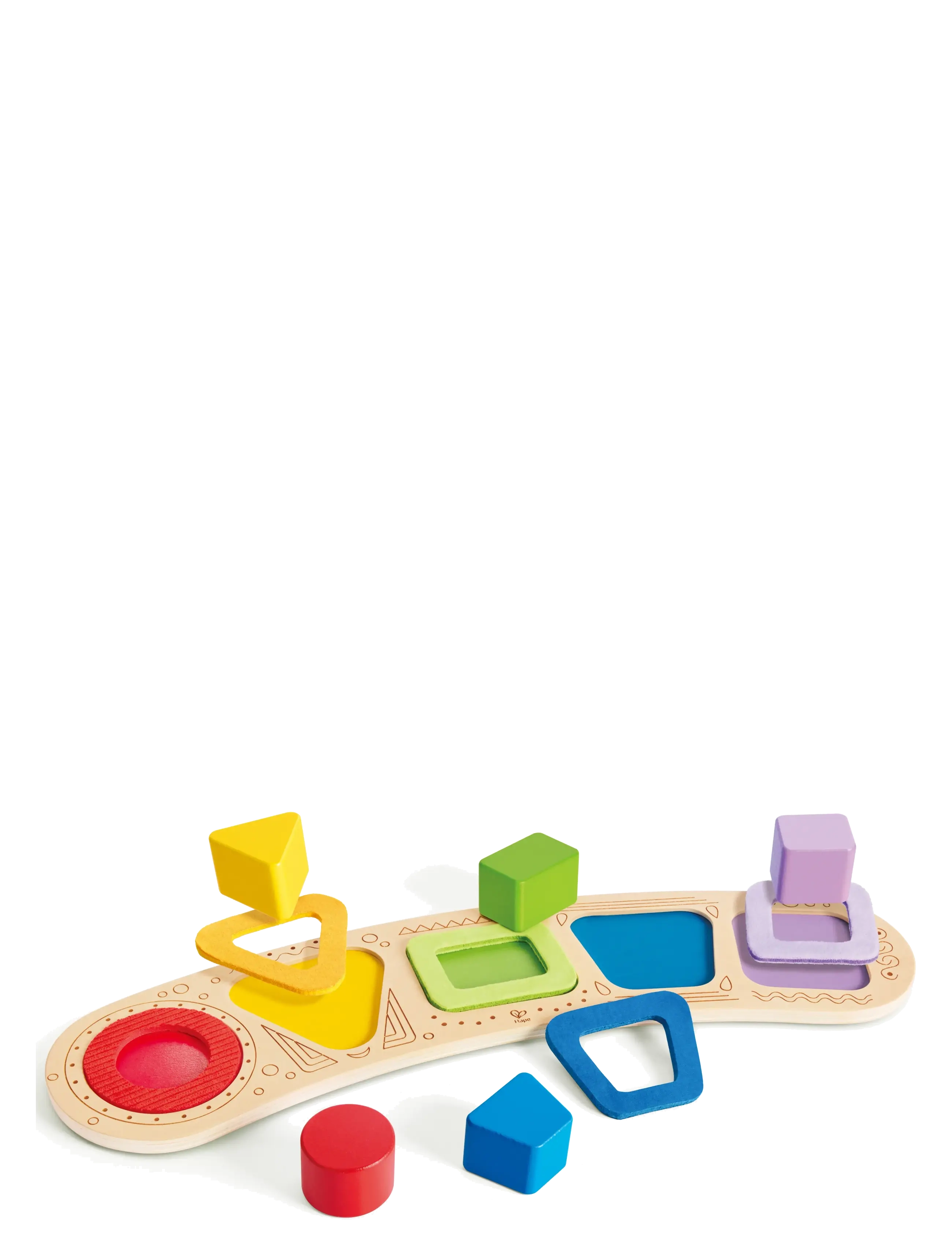 Hape - Hape Toddler Shape Puzzle - pinnapúsl - muti - 2