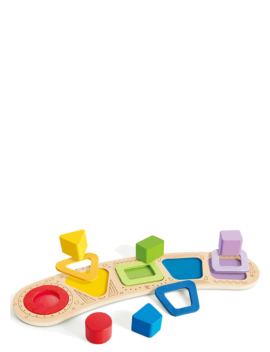 Hape - Hape Toddler Shape Puzzle - knoppussel - muti - 2