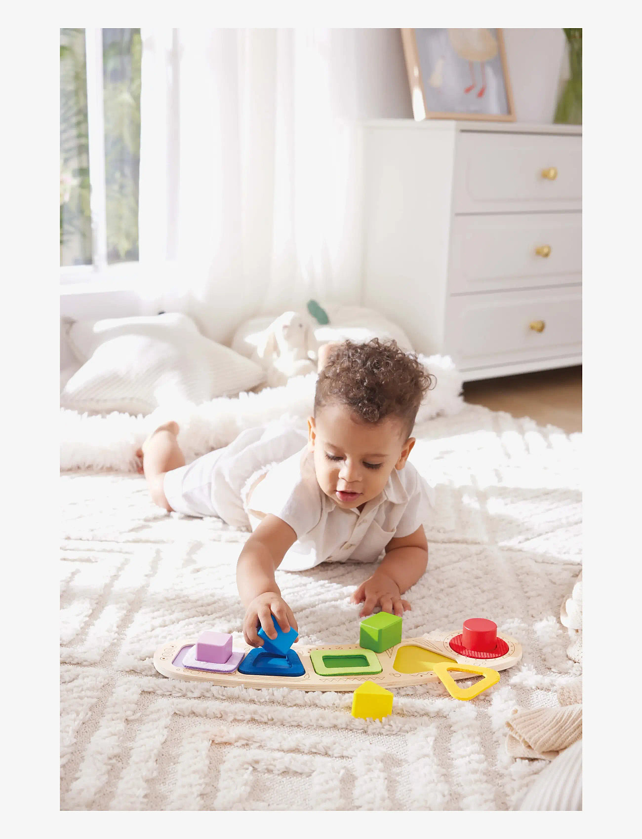 Hape - Hape Toddler Shape Puzzle - knoppussel - muti - 4