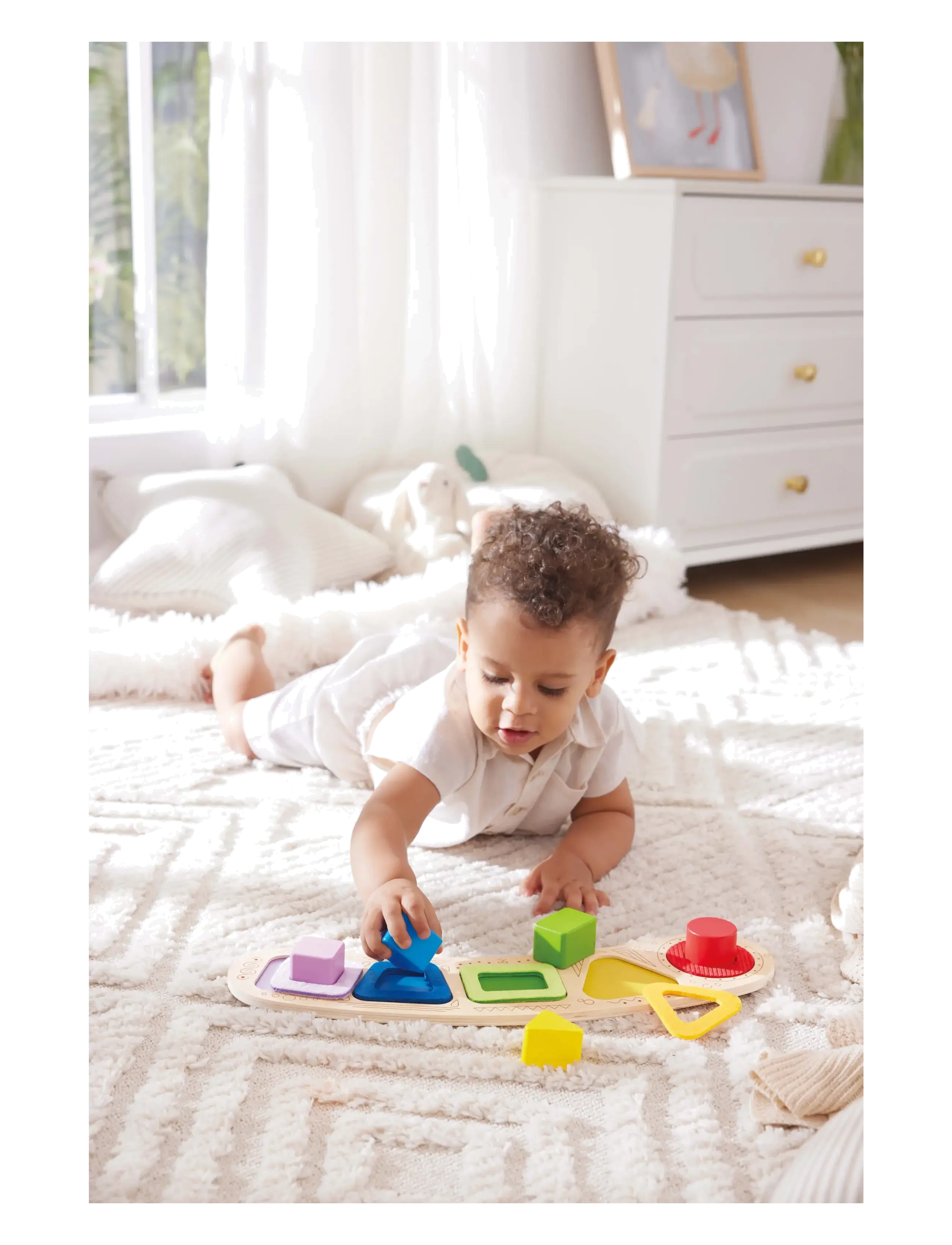 Hape - Hape Toddler Shape Puzzle - pinnapúsl - muti - 4