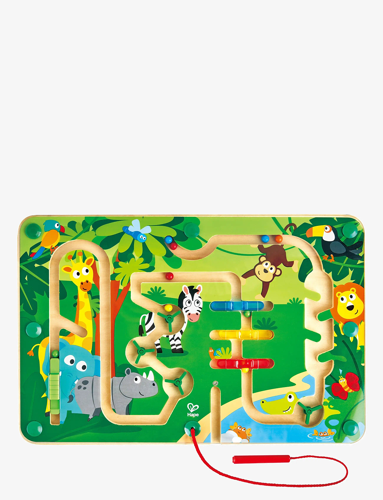 Hape - Hape Jungle Maze - träpussel - multi - 0