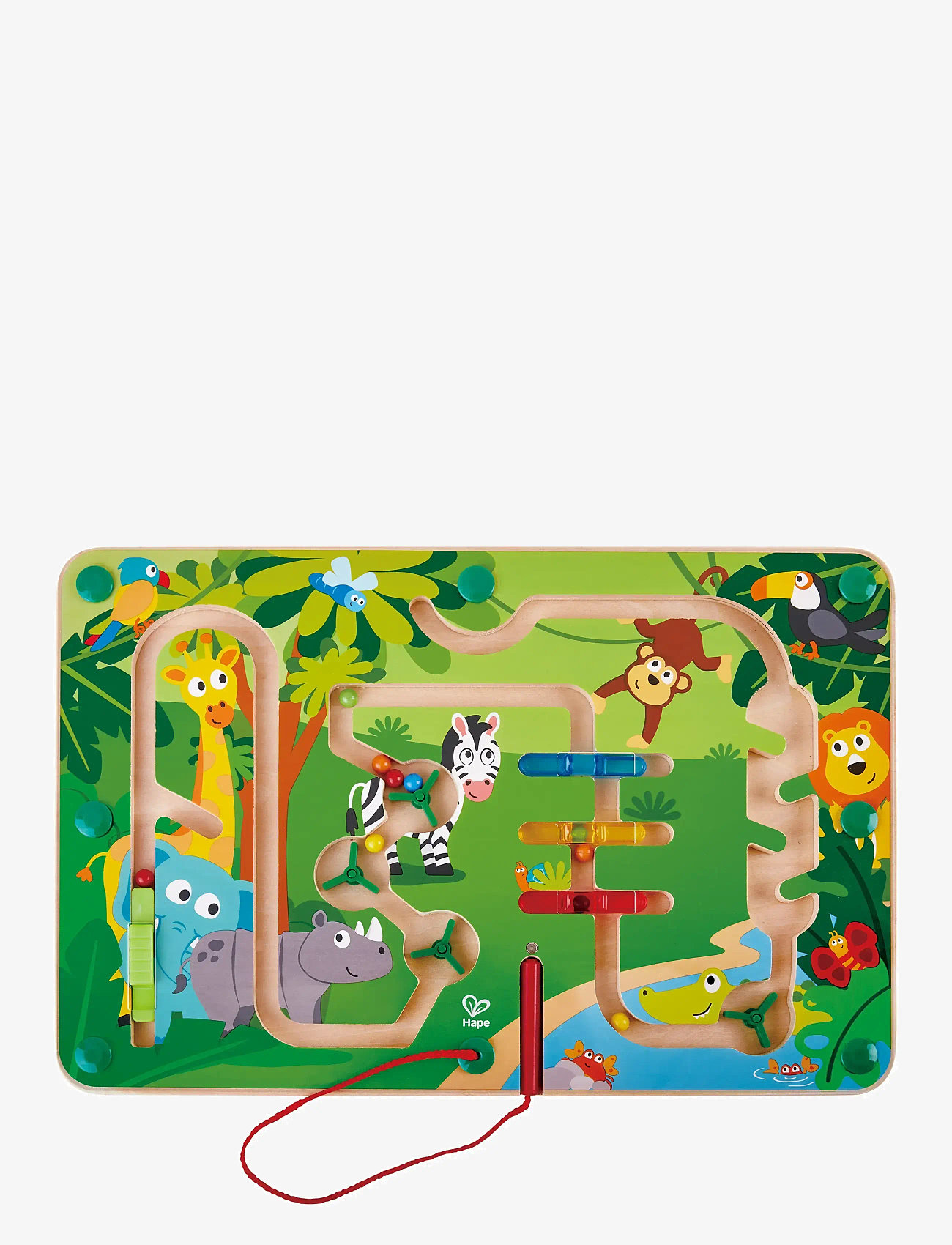 Hape - Hape Jungle Maze - träpussel - multi - 1