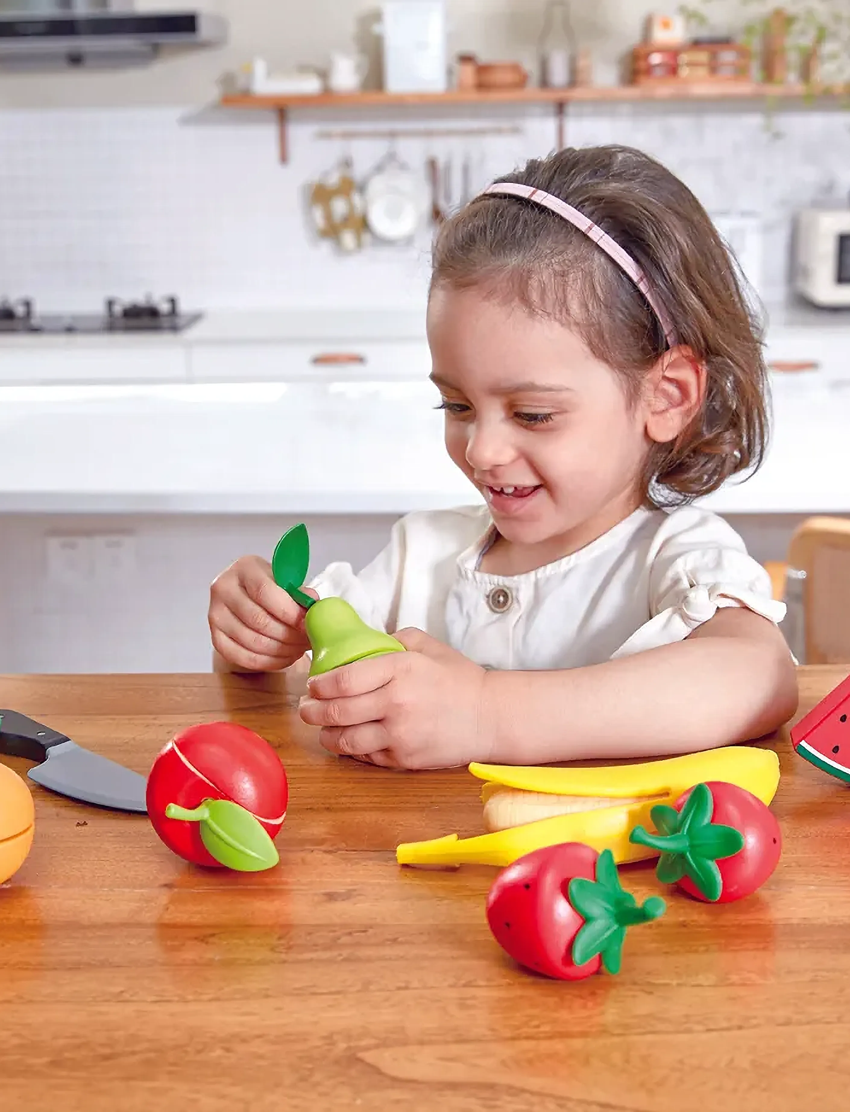 Hape - Hape Healthy Fruit Playset - lekemat & lekekaker - multi - 3