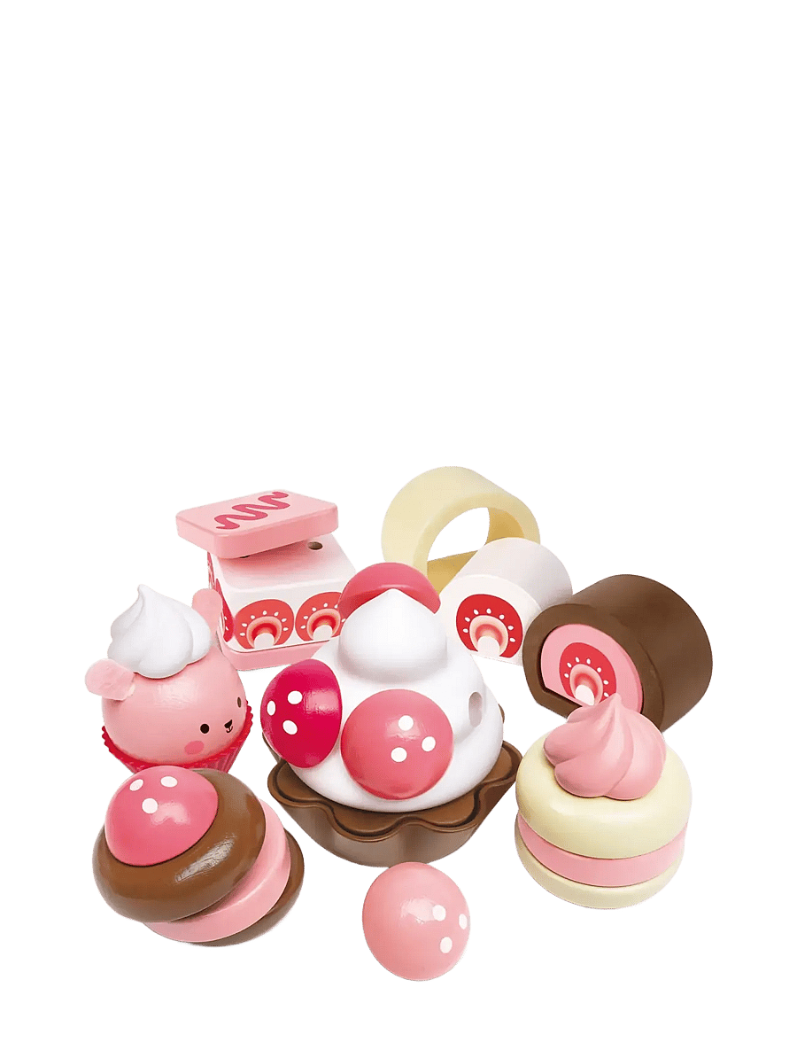 Hape - Hape Strawberry Dessert - tilbehør til legekøkkener - multi - 1