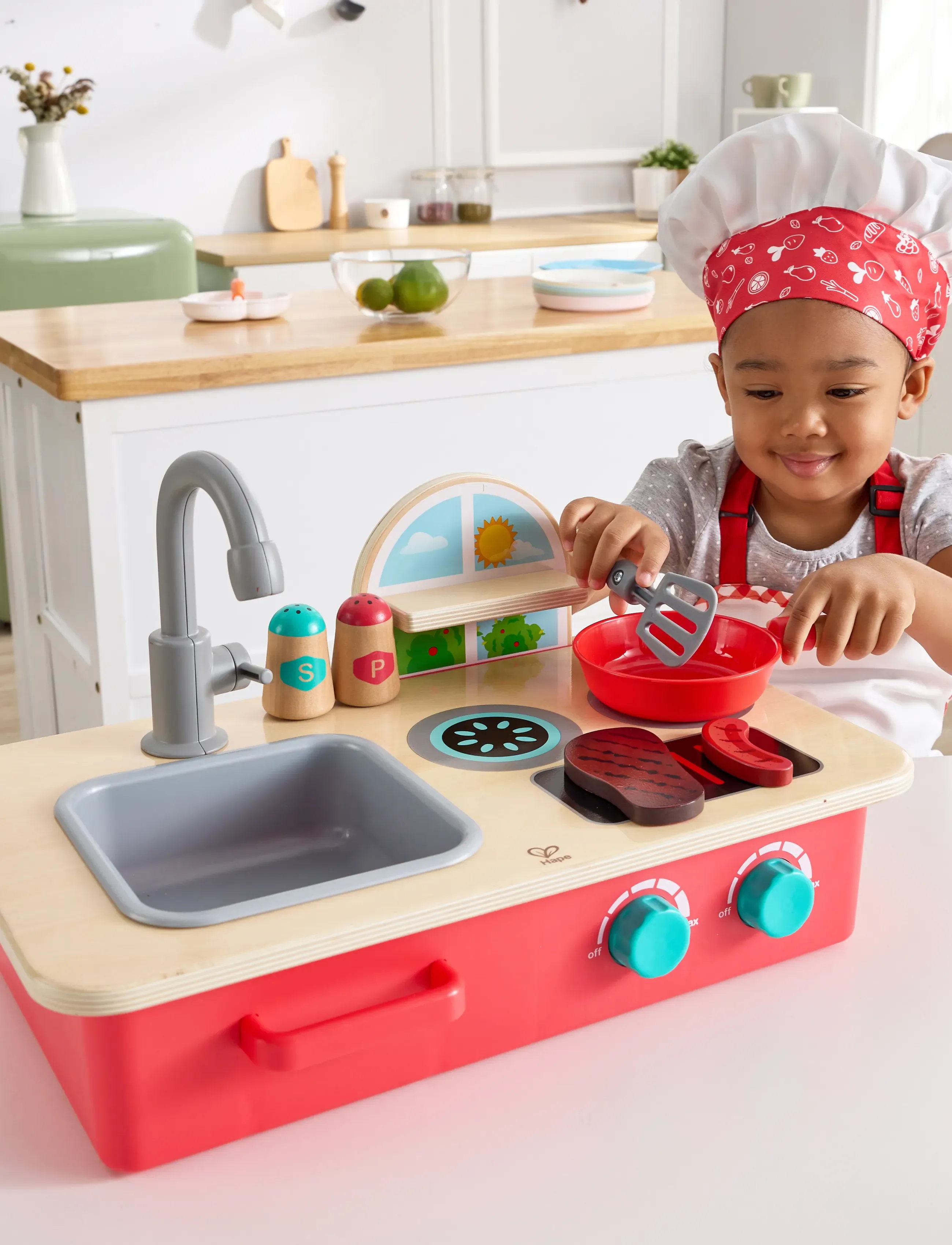 Hape - Hape Cook & Create Countertop Kitchen Playset - leksakskök - multi - 0