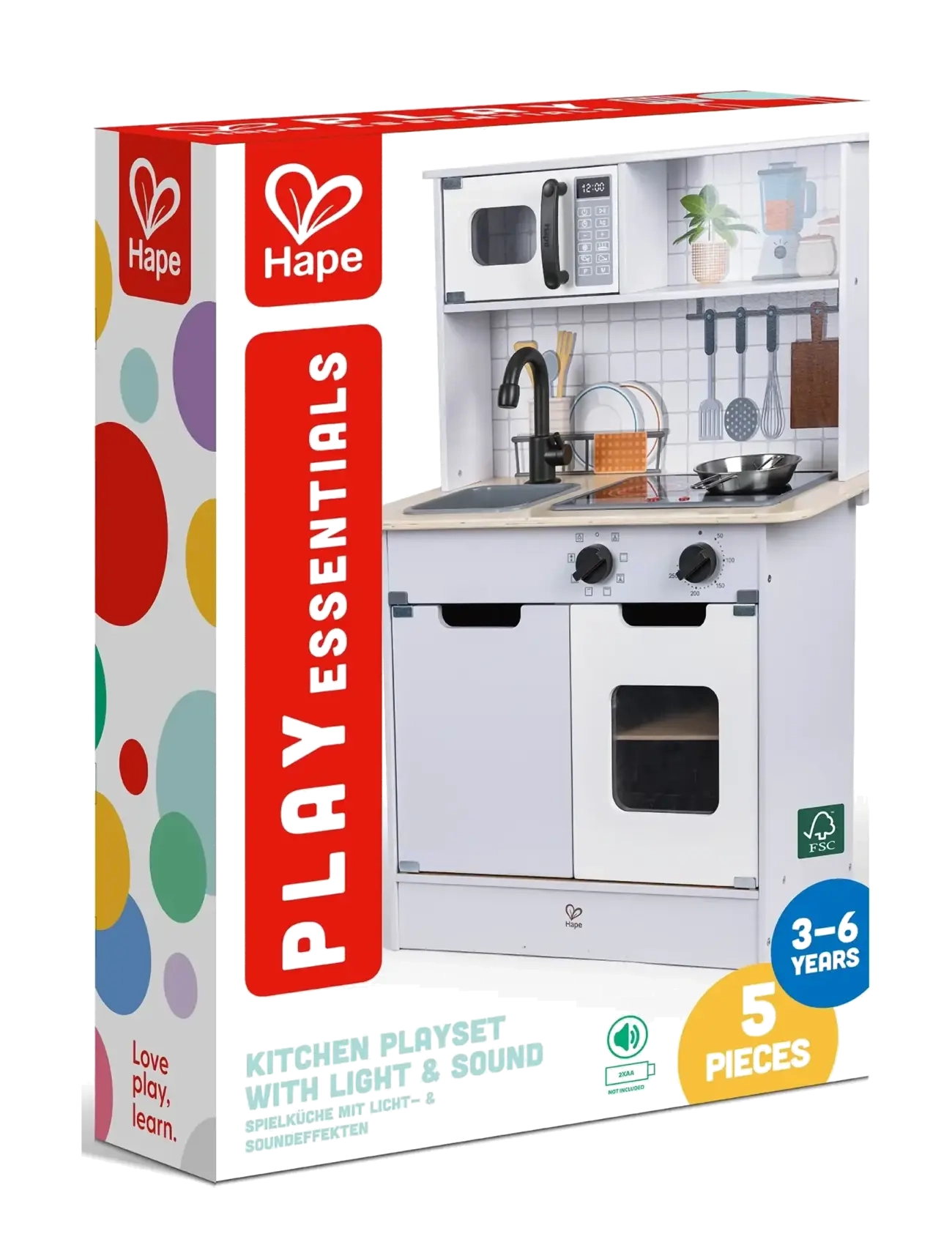Hape Modern Kitchen With Light & Sound, Børn, Toy Kitchens, Multi/mønstret, Str: ONE SIZE