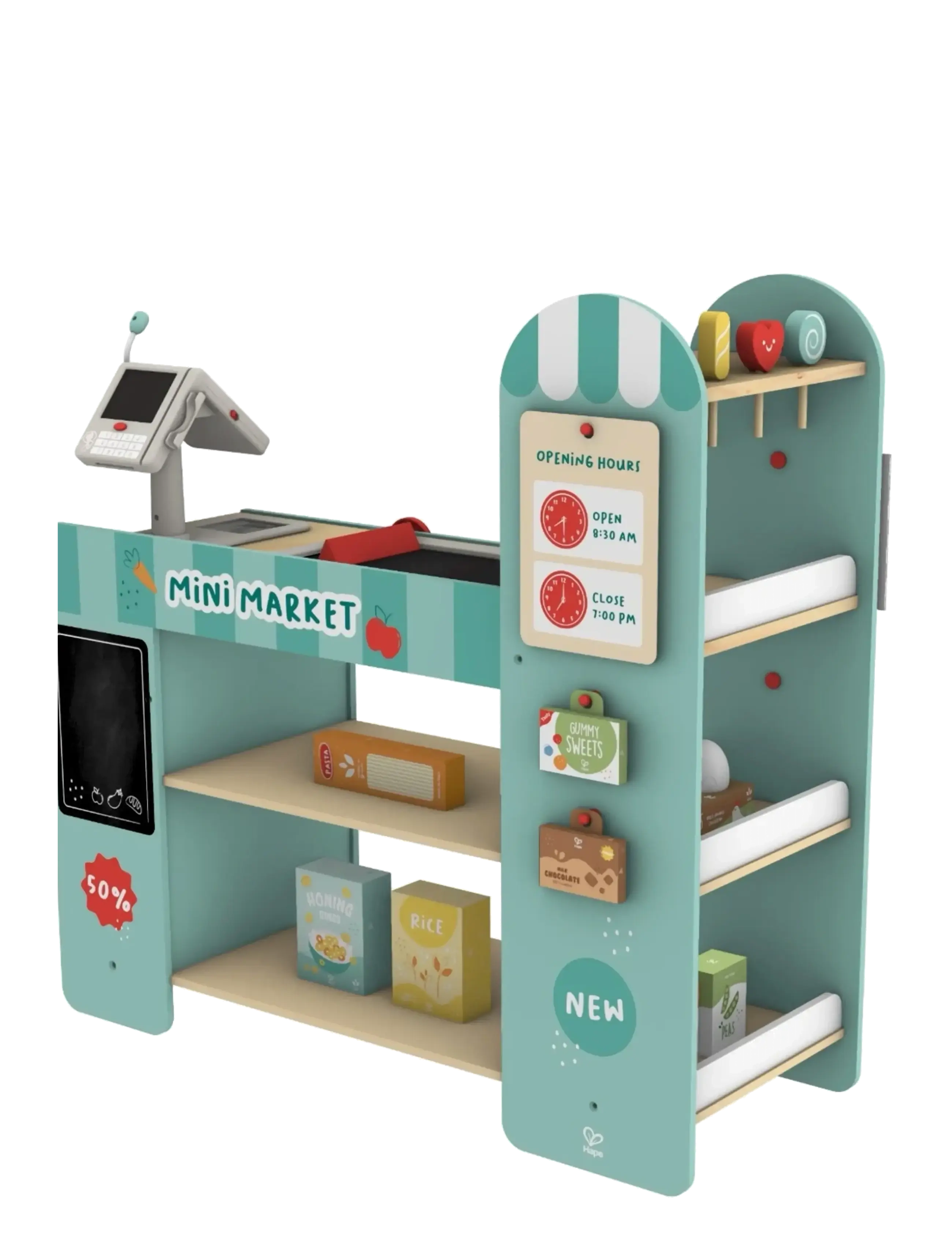 Hape - Hape Smart Play Shop - marknadsstånd - muti - 2